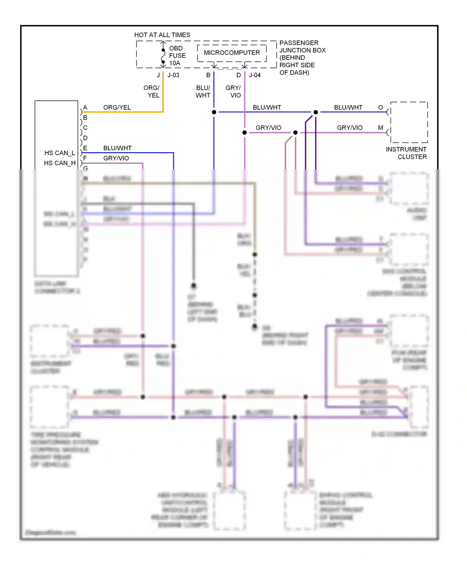 Wiring diagram ai am for Mazda 3 BK (2003-2006) (1 of 1)