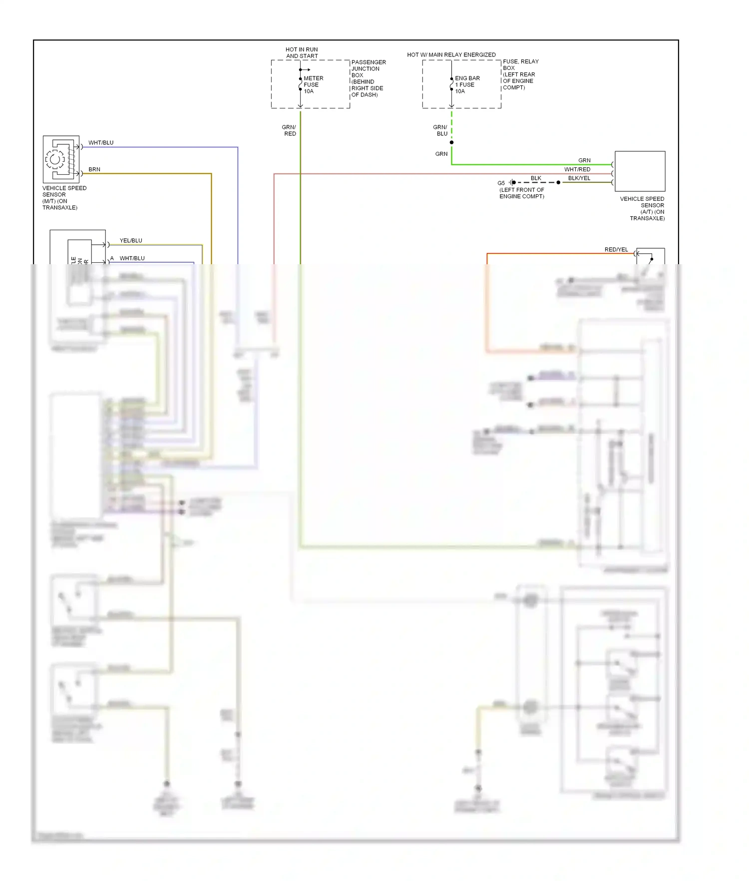Wiring diagram blu/red for Mazda 3 BK (2003-2006) (3 of 21)