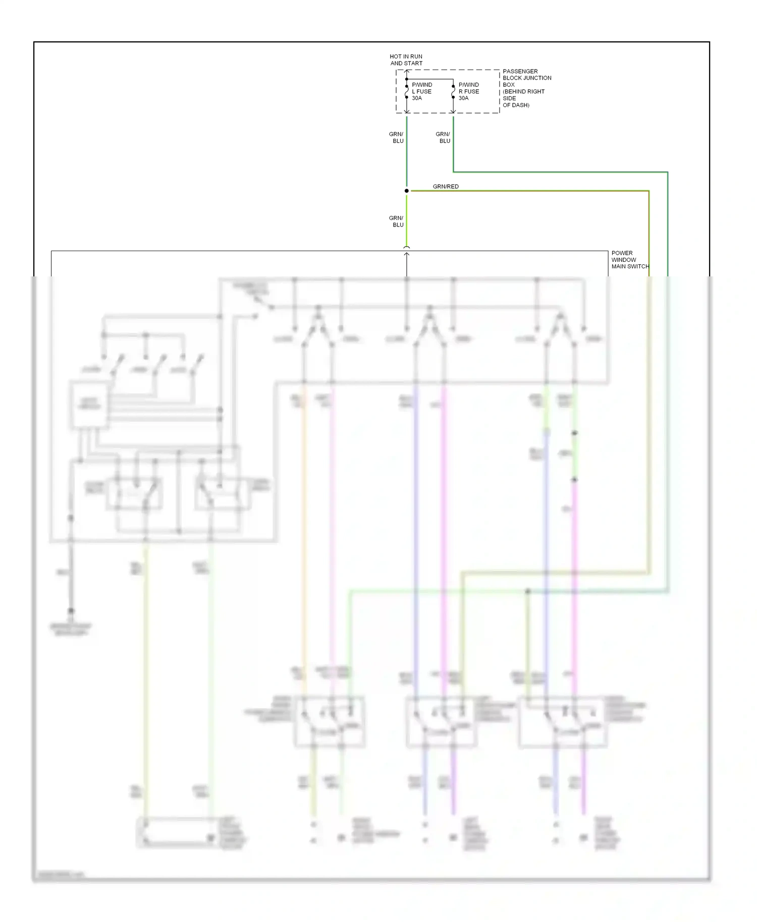 Mazda 3 BK (2003-2006) close wiring diagram  (1 of 1)