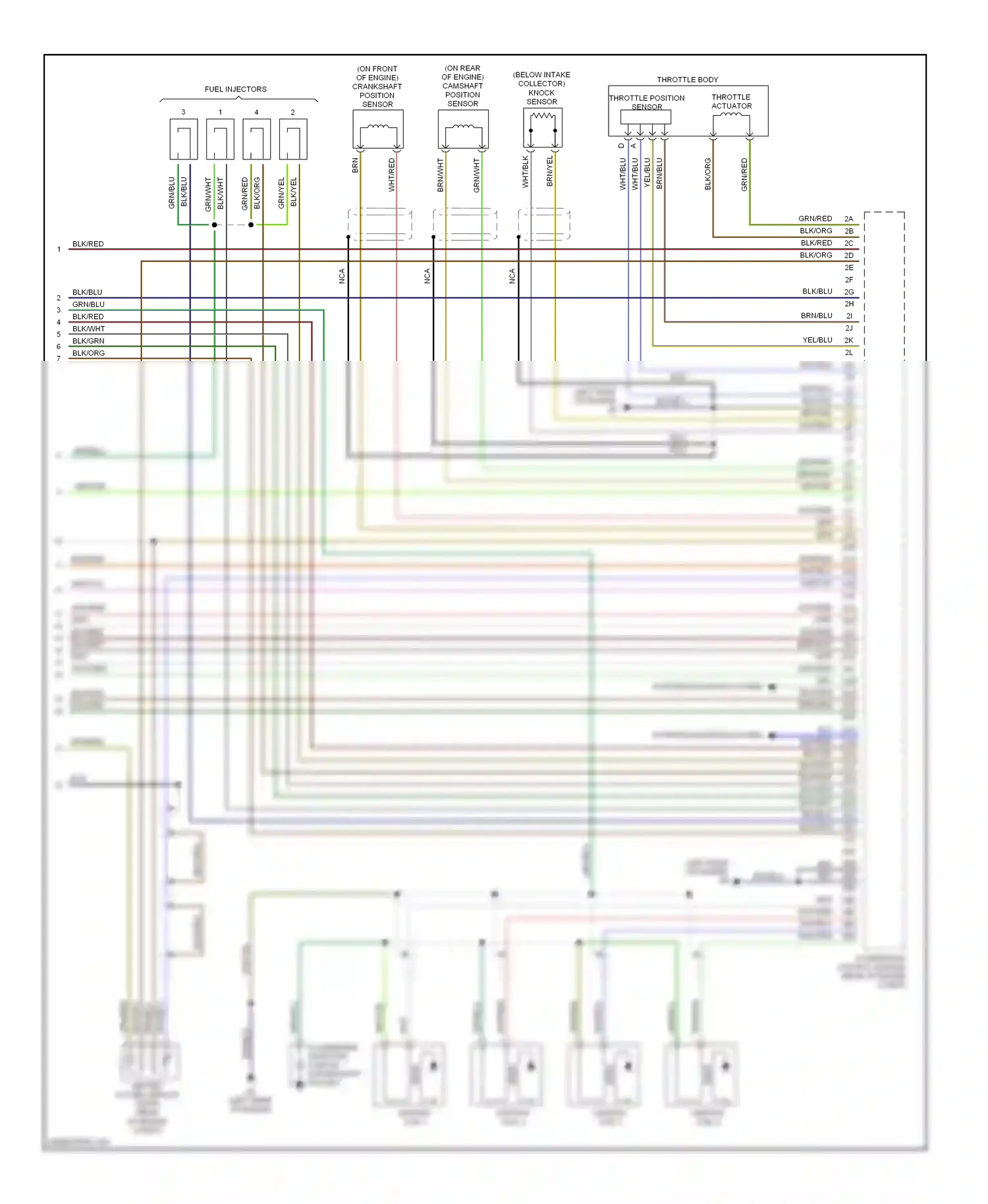 Wiring diagram grn/blu for Mazda 3 BK (2003-2006) (5 of 20)