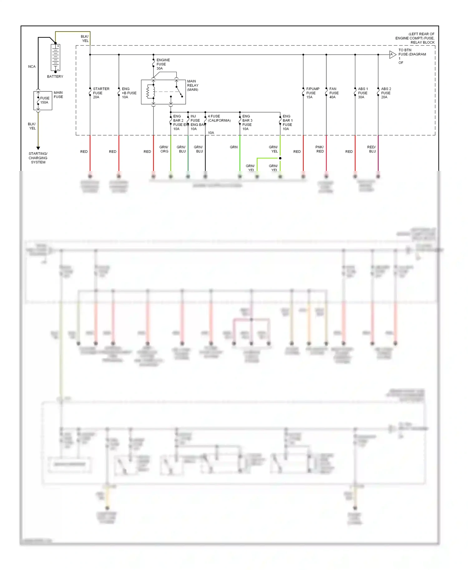 Wiring diagram j-01 for Mazda 3 BK (2003-2006) (18 of 29)