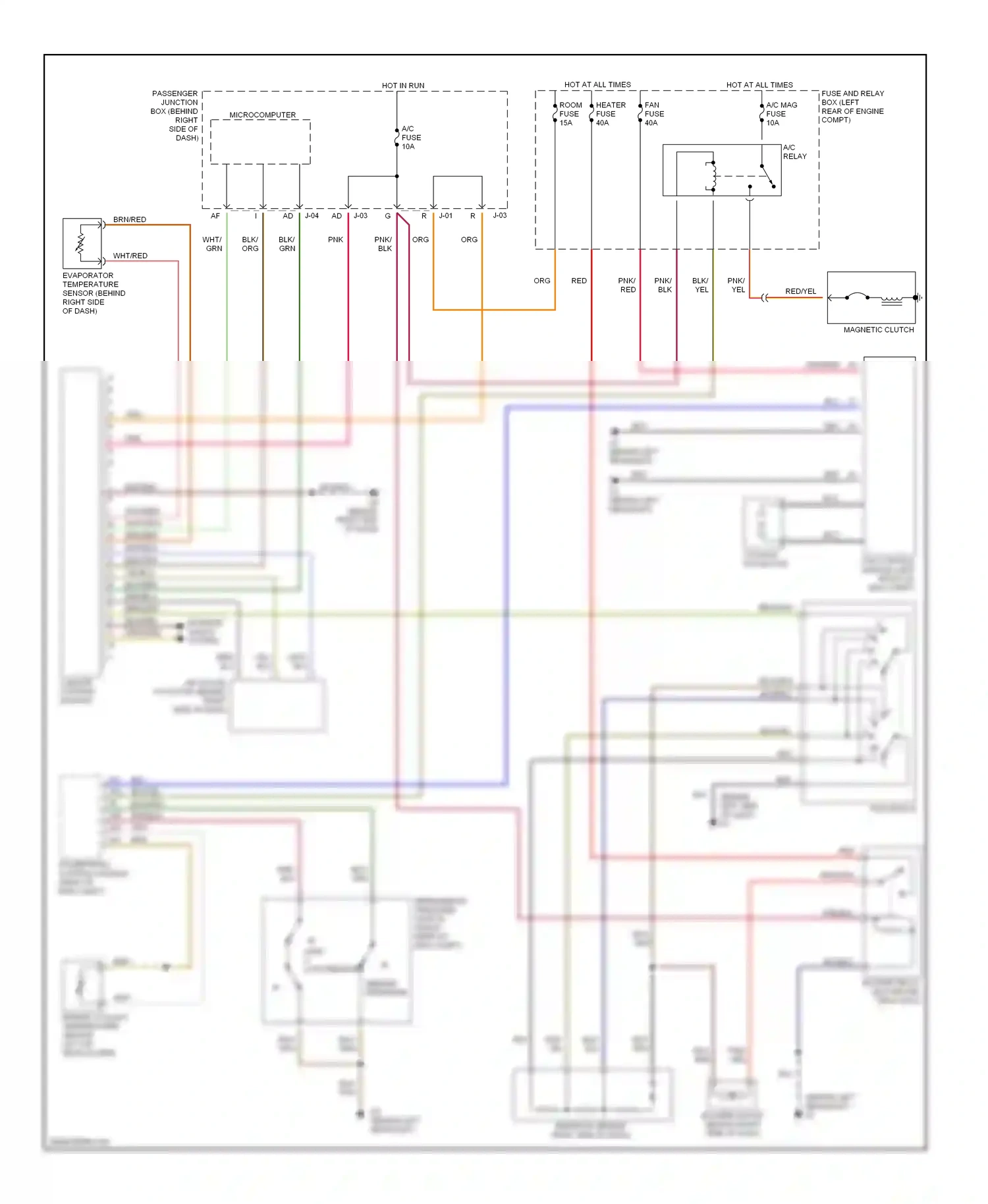 Wiring diagram pnk/red for Mazda 3 BK (2003-2006) (2 of 2)