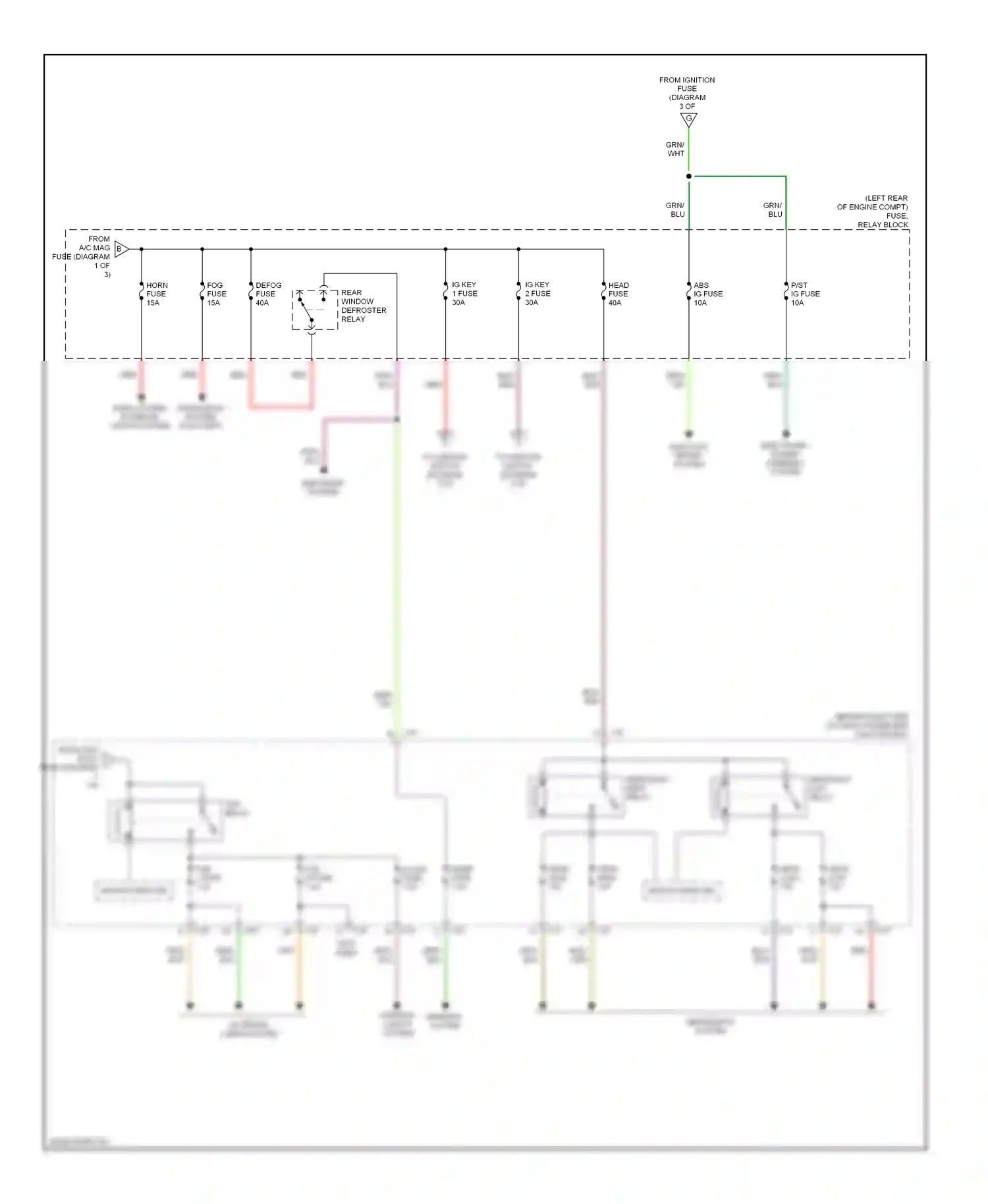 Wiring diagram red for Mazda 3 BK (2003-2006) (33 of 49)