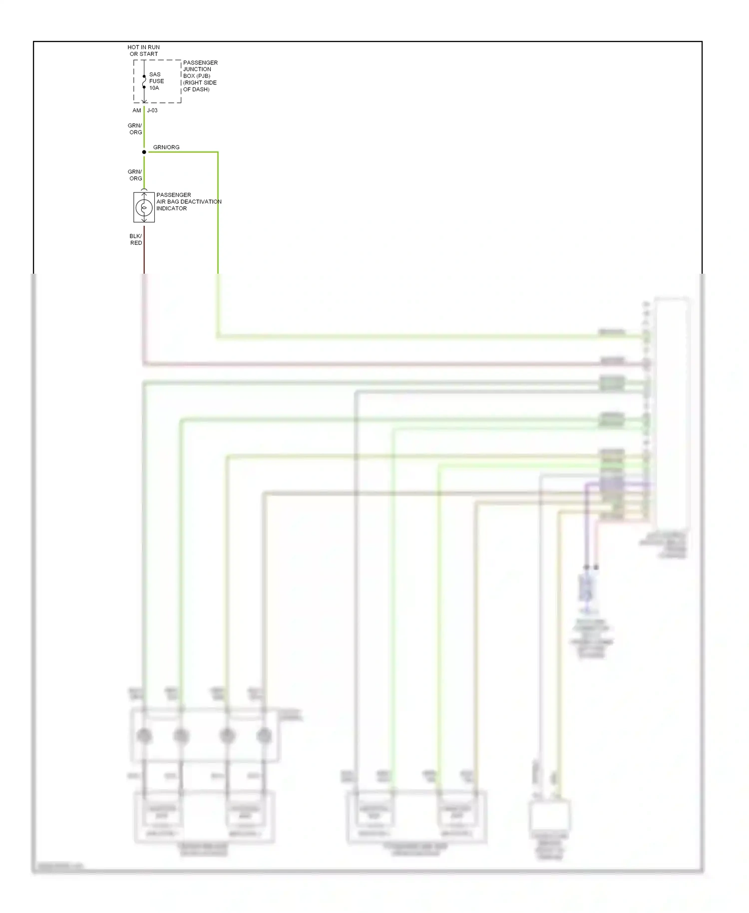 Wiring diagram shorting bar for Mazda 3 BK (2003-2006) (2 of 2)