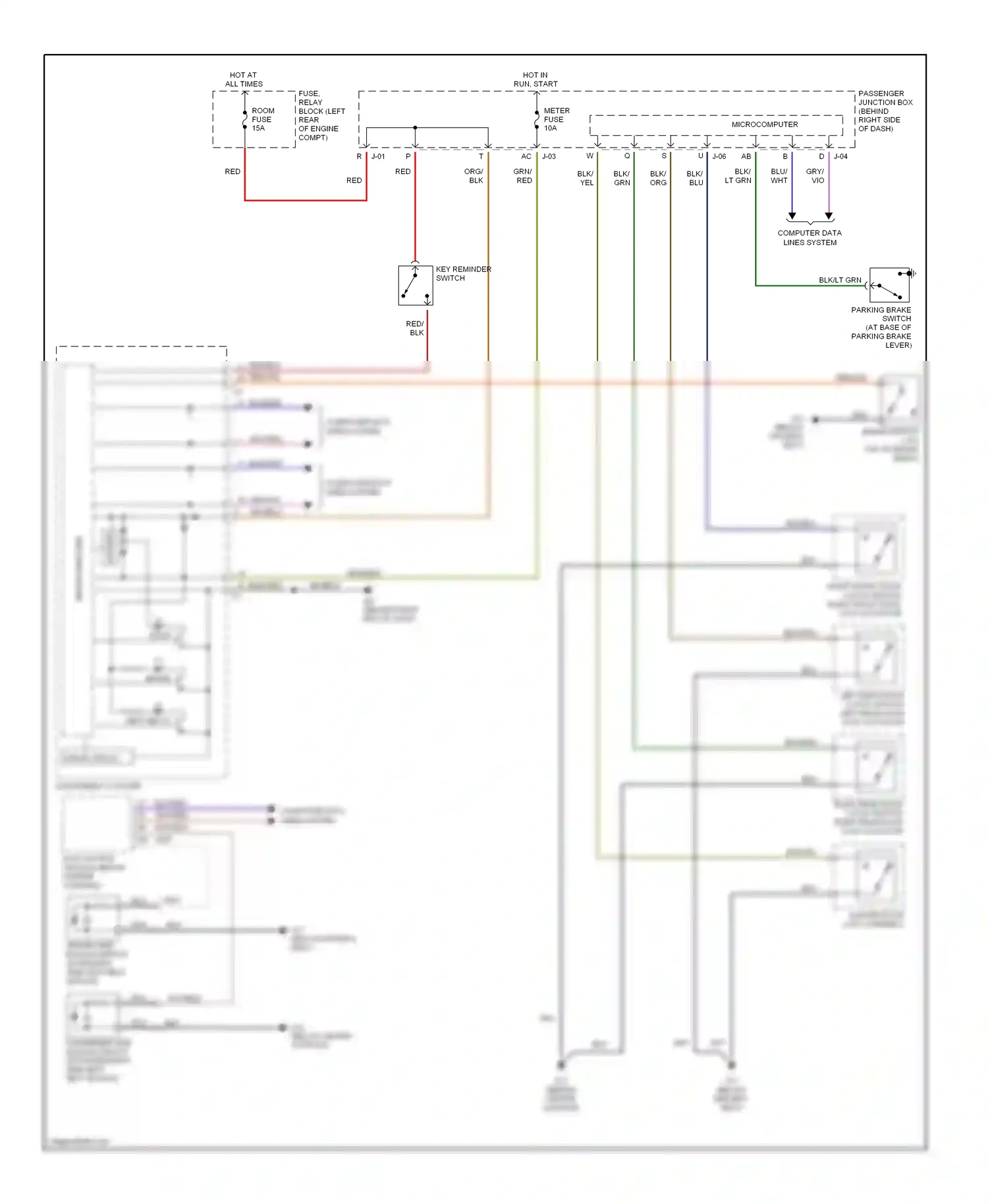 Wiring diagram yel for Mazda 3 BK (2003-2006) (37 of 37)