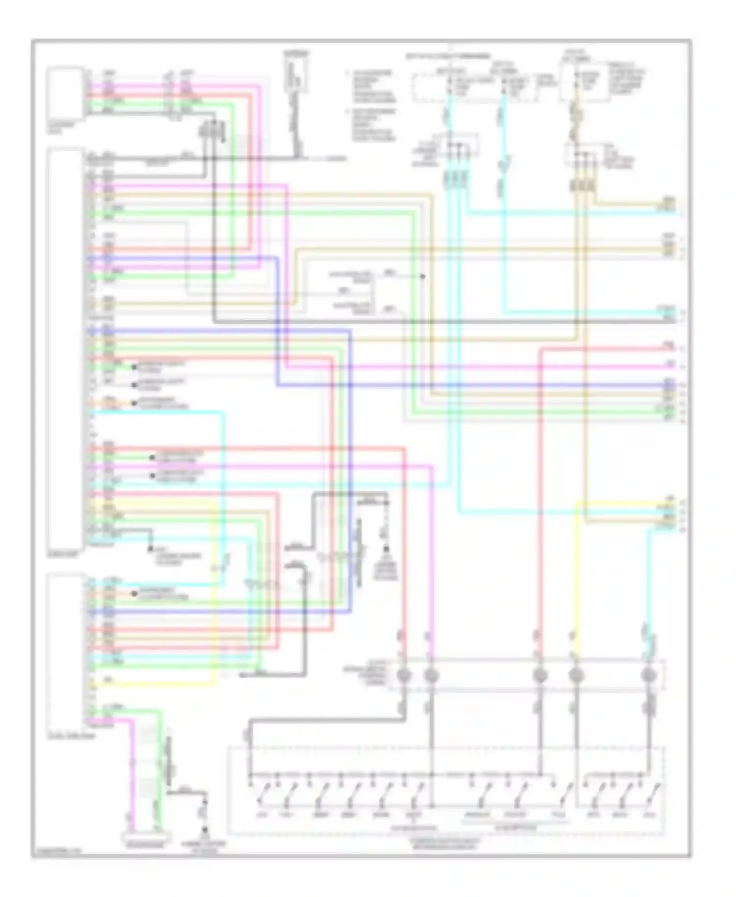 3 Mazda BL facelift (2011-2013): Navigation circuit, with bose (1 of 2)