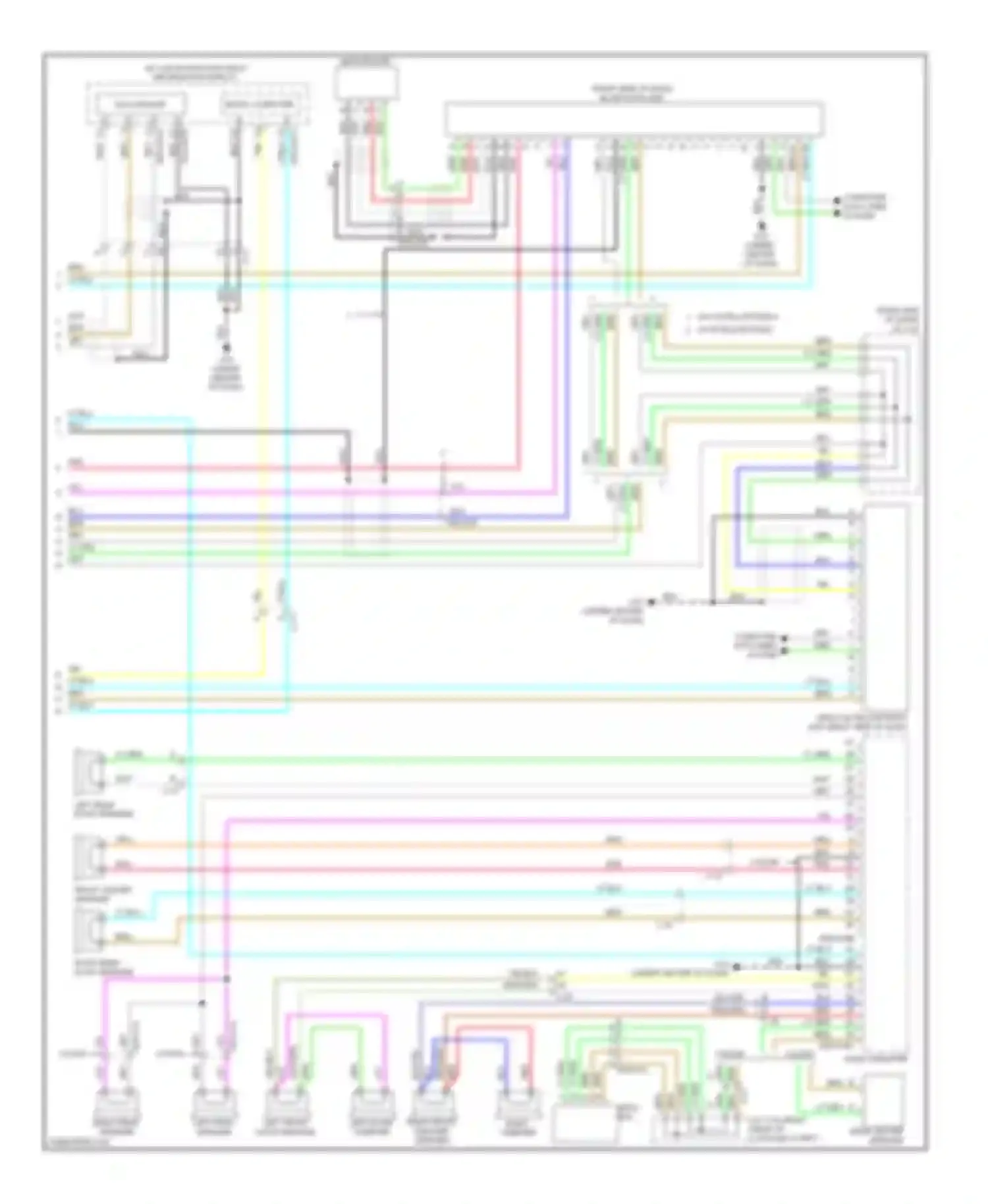 3 Mazda BL facelift (2011-2013): Navigation circuit, with bose (2 of 2)