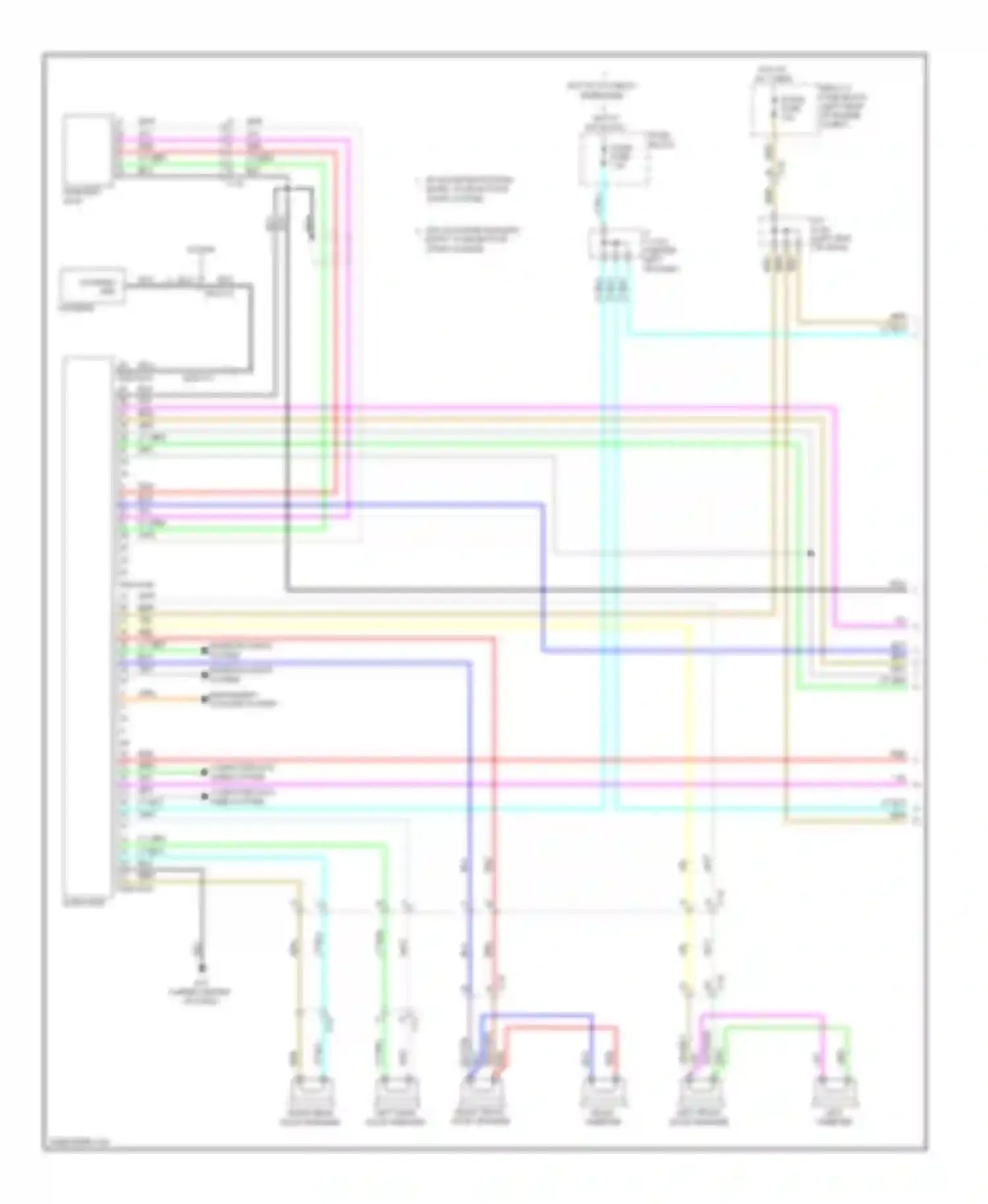 3 Mazda BL facelift (2011-2013): Navigation circuit, without bose (1 of 2)
