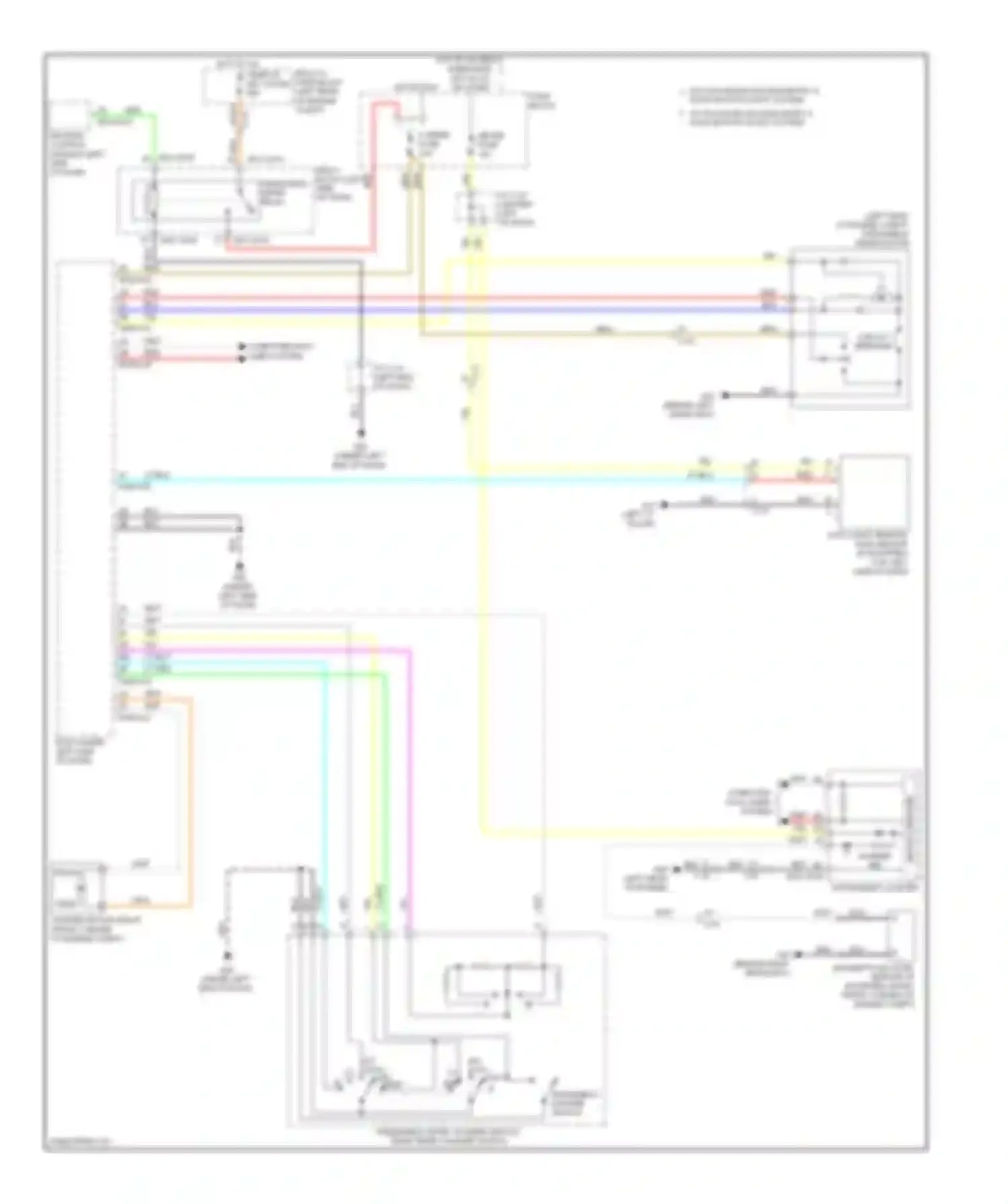 3 Mazda BL facelift (2011-2013): Front wiper/washer circuit, with auto wiper system
