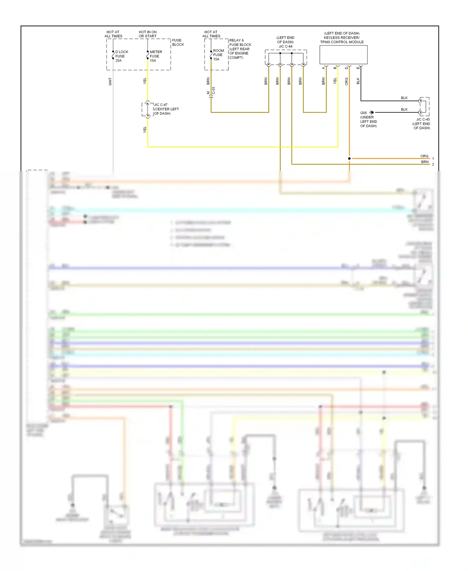 Mazda 3 BL facelift (2011-2013) close wiring diagram  (13 of 18)