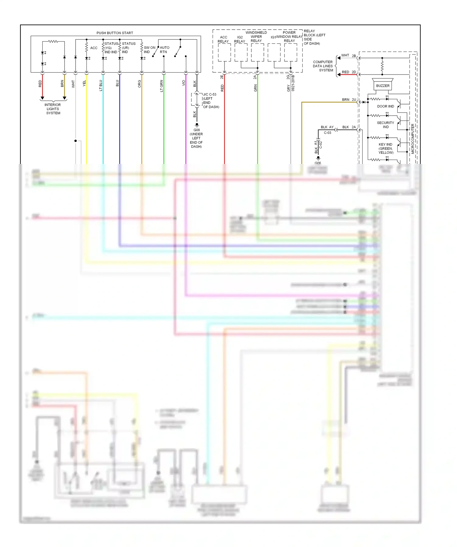 Wiring diagram vio for Mazda 3 BL facelift (2011-2013) (85 of 89)