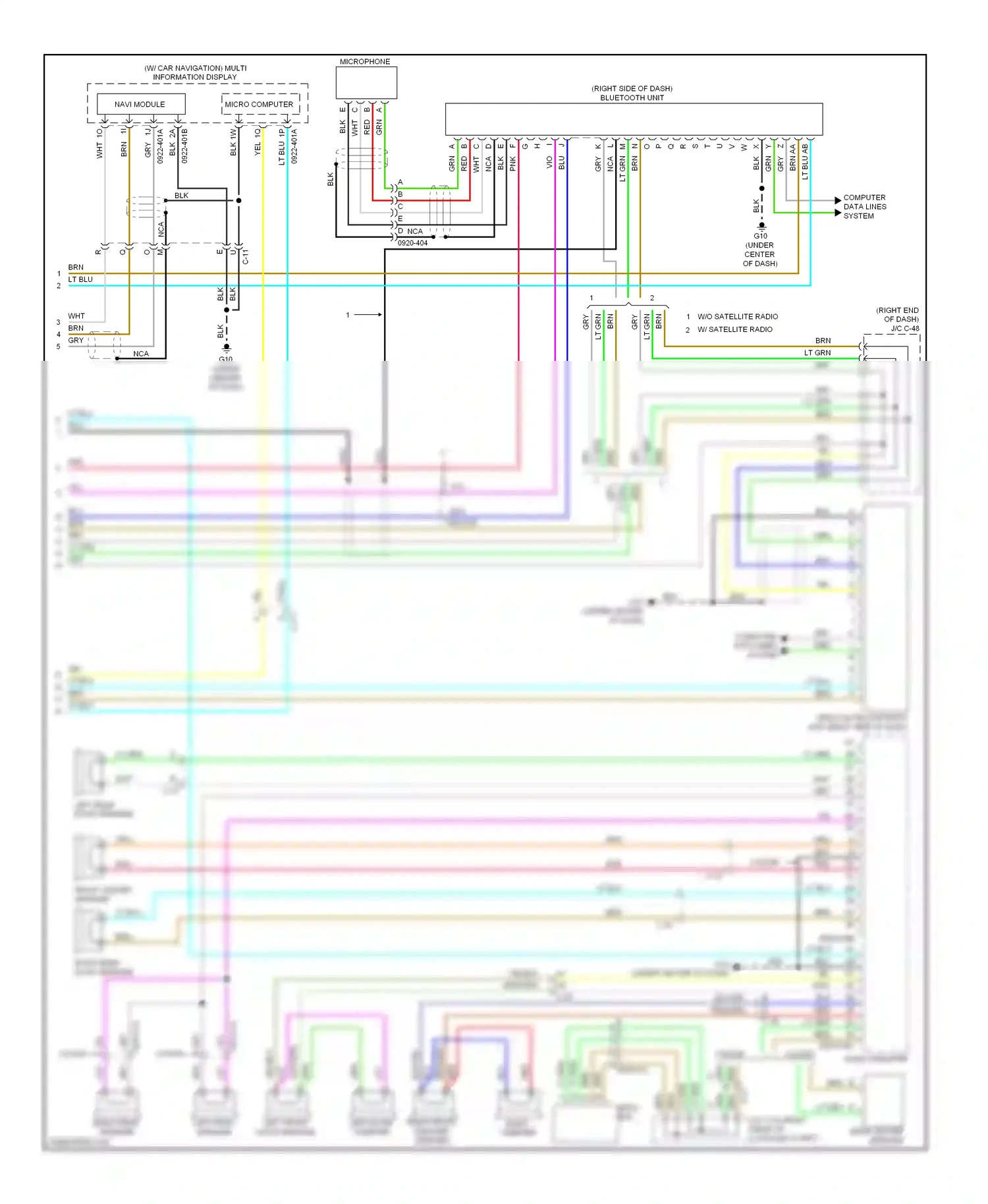 Wiring diagram yel for Mazda 3 BL facelift (2011-2013) (83 of 101)