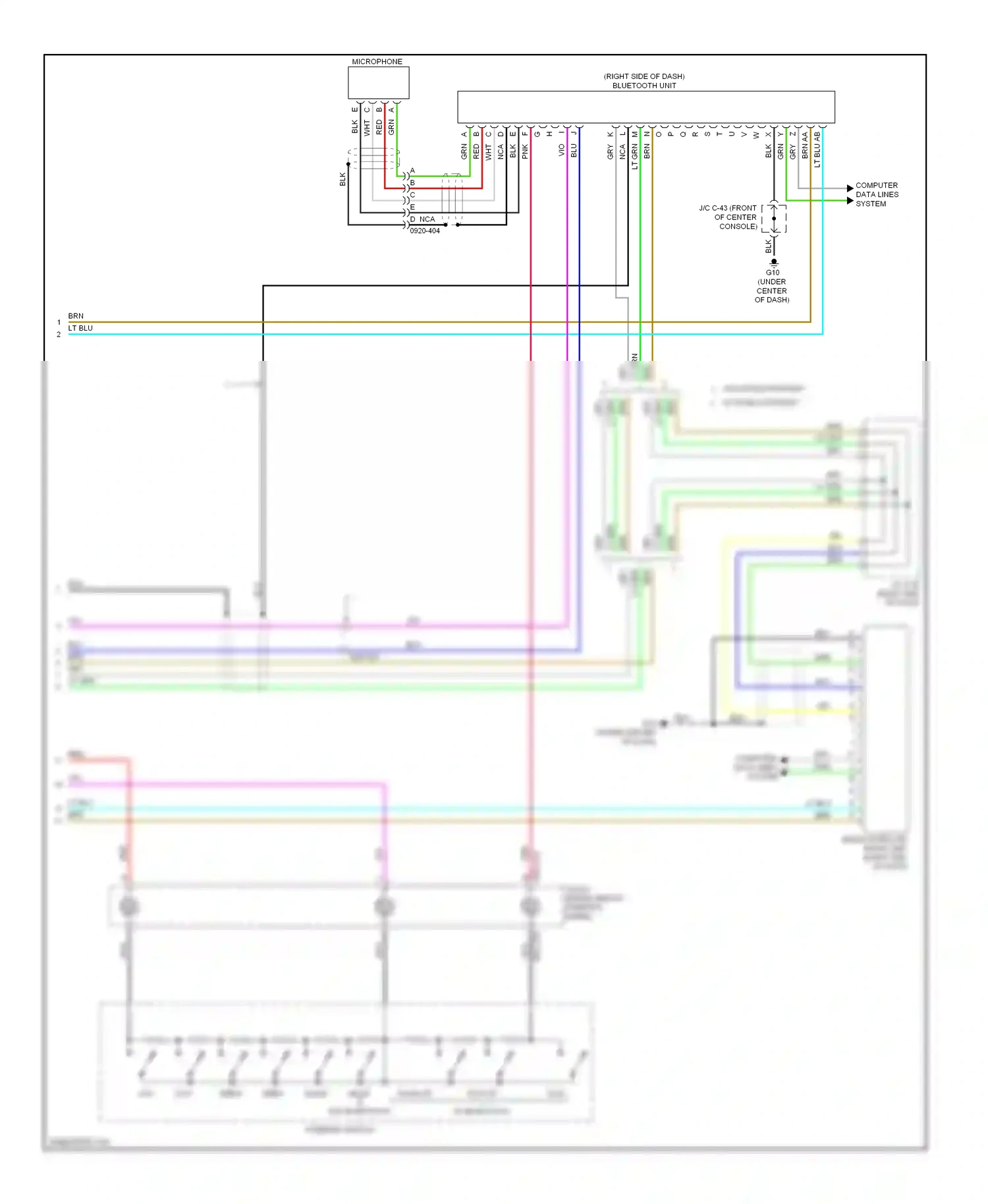 Wiring diagram yel for Mazda 3 BL facelift (2011-2013) (85 of 101)