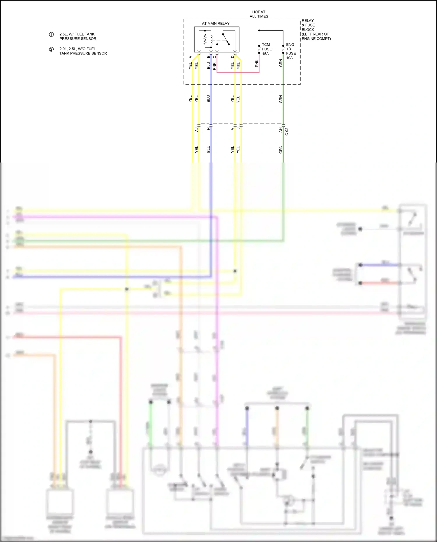 Wiring diagram grn for Mazda 3 BL facelift (2011-2013) (49 of 104)
