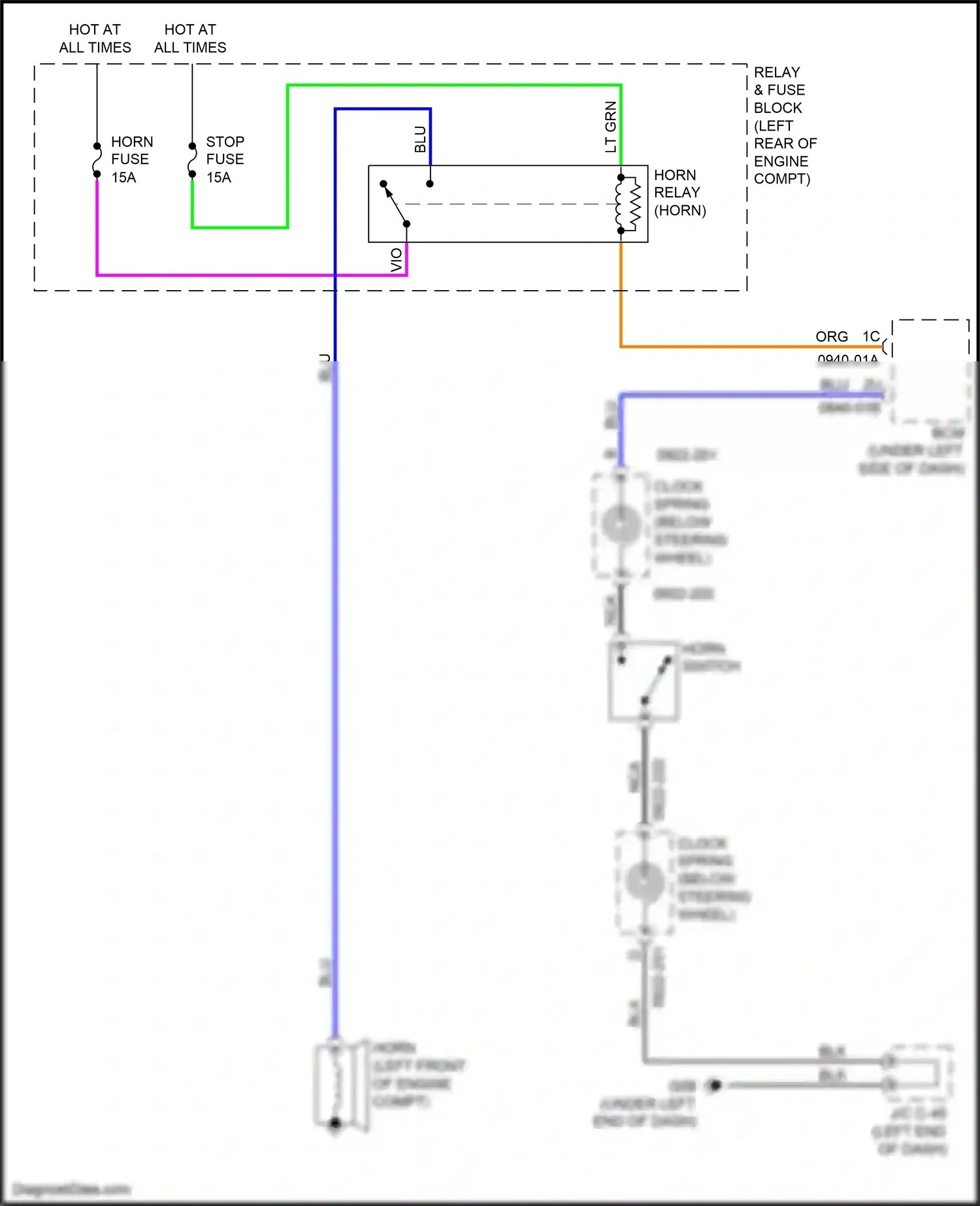 Wiring diagram j/c c-45 for Mazda 3 BL facelift (2011-2013) (5 of 20)