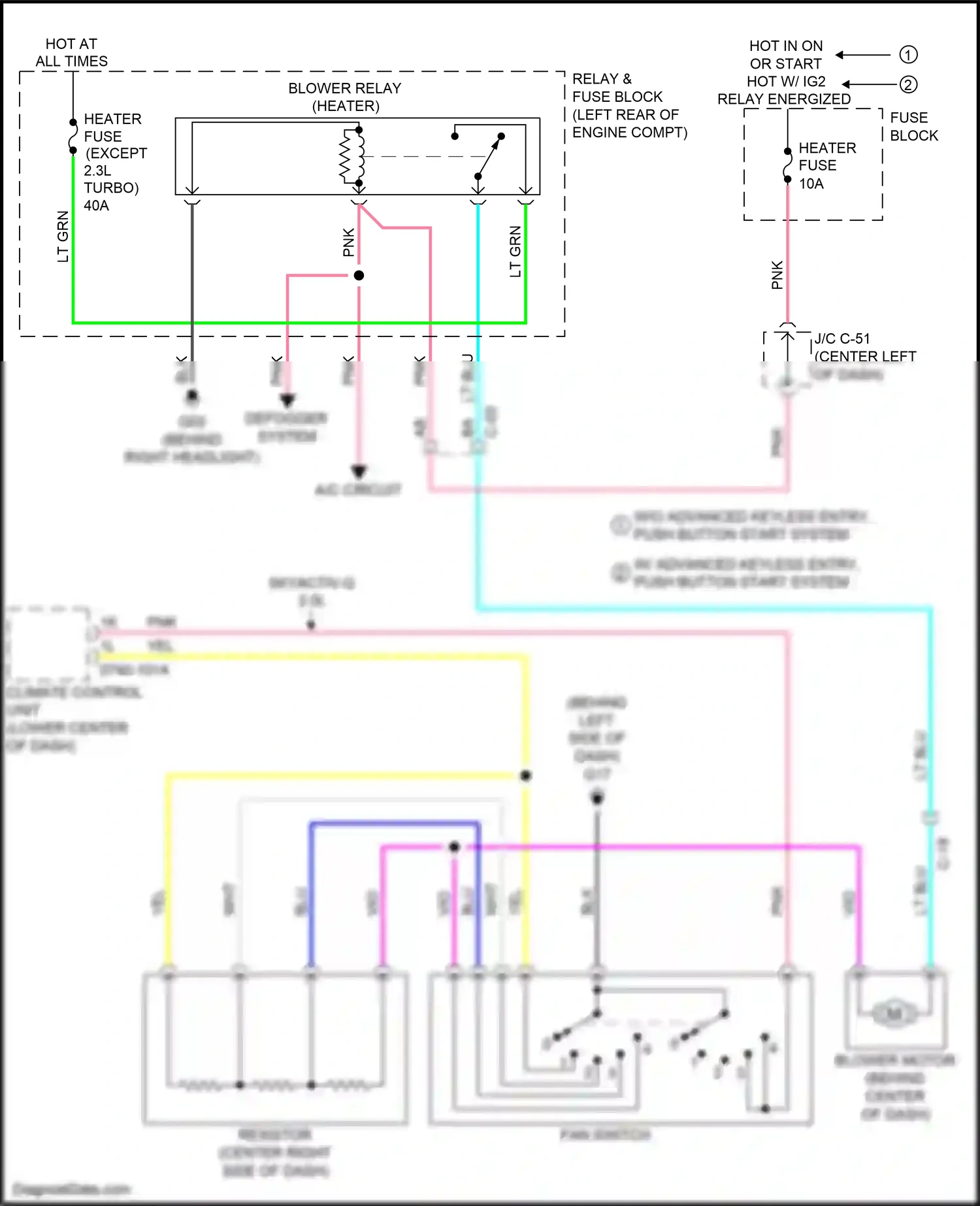 Wiring diagram lt blu for Mazda 3 BL facelift (2011-2013) (13 of 102)