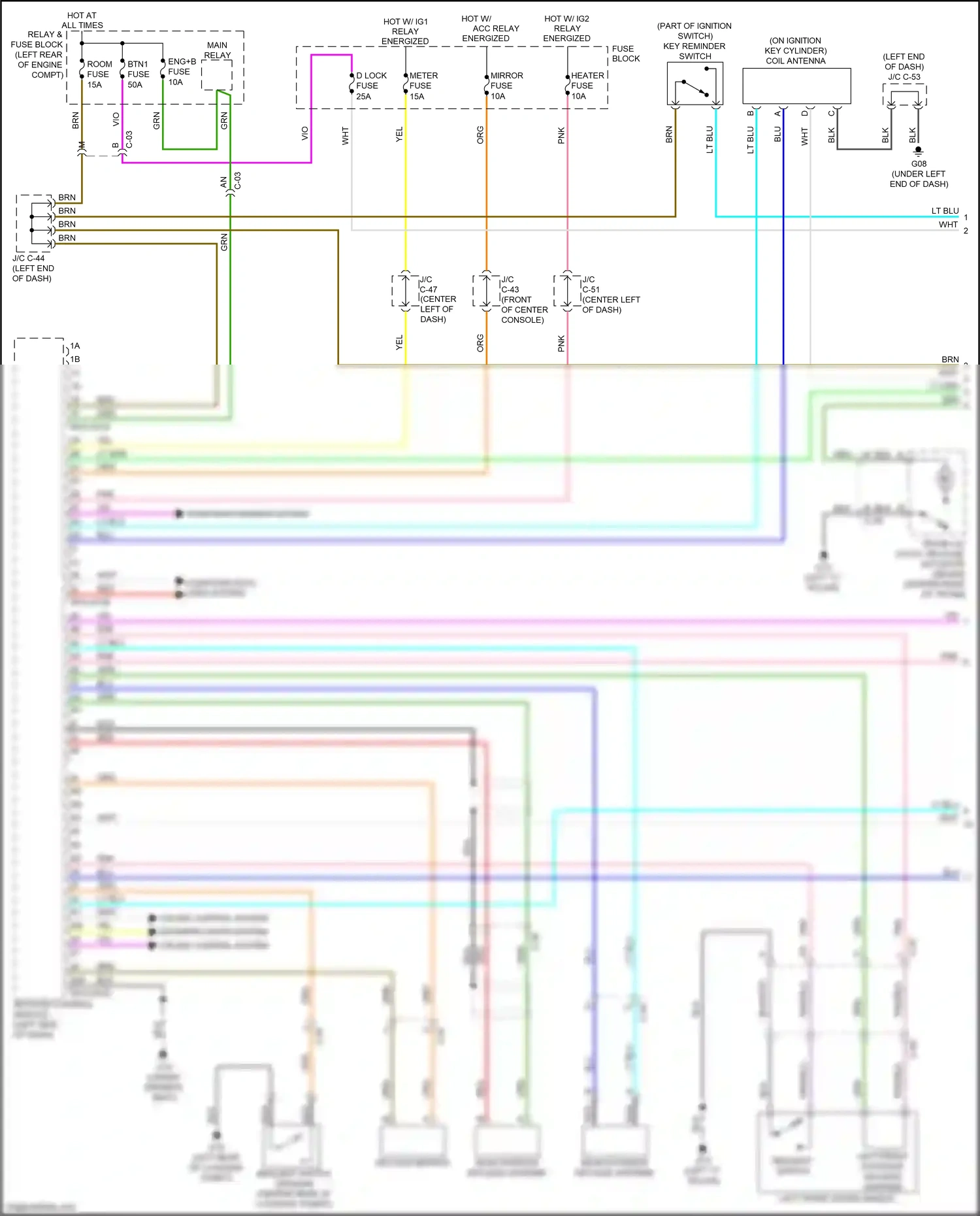 Wiring diagram org/ for Mazda 3 BL facelift (2011-2013) (31 of 102)