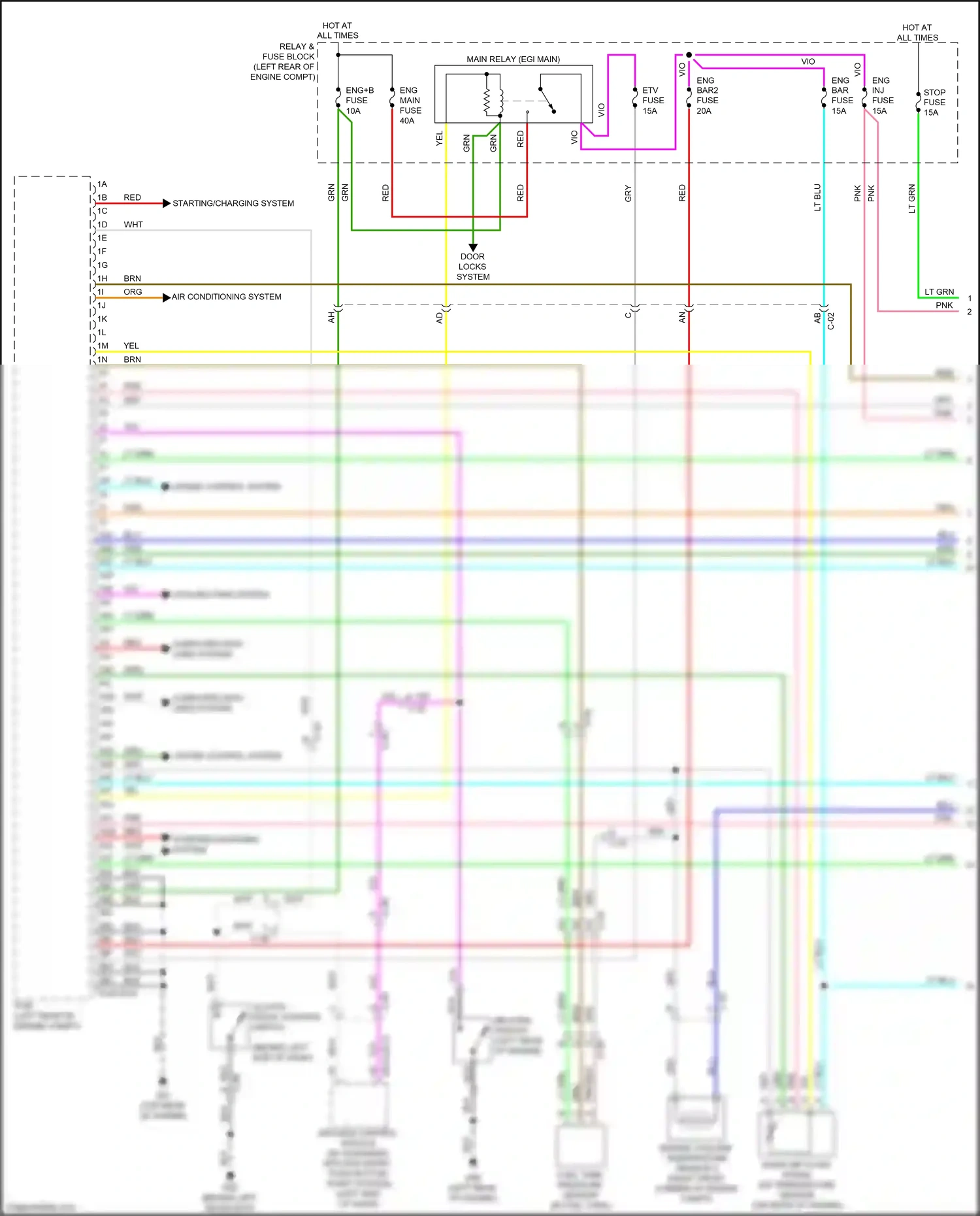 Wiring diagram w/ advanced keyless entry, push button start system for Mazda 3 BL facelift (2011-2013) (33 of 34)