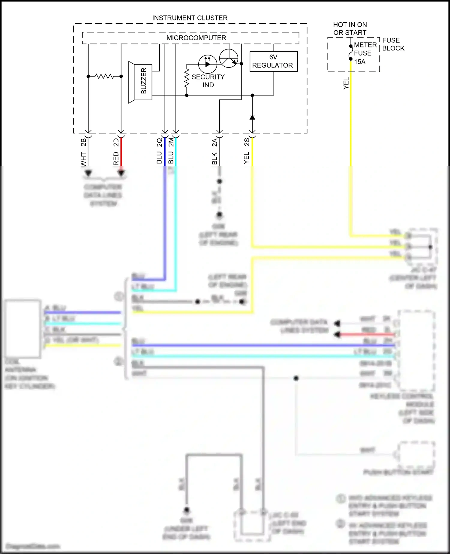 Wiring diagram wht for Mazda 3 BL facelift (2011-2013) (38 of 114)