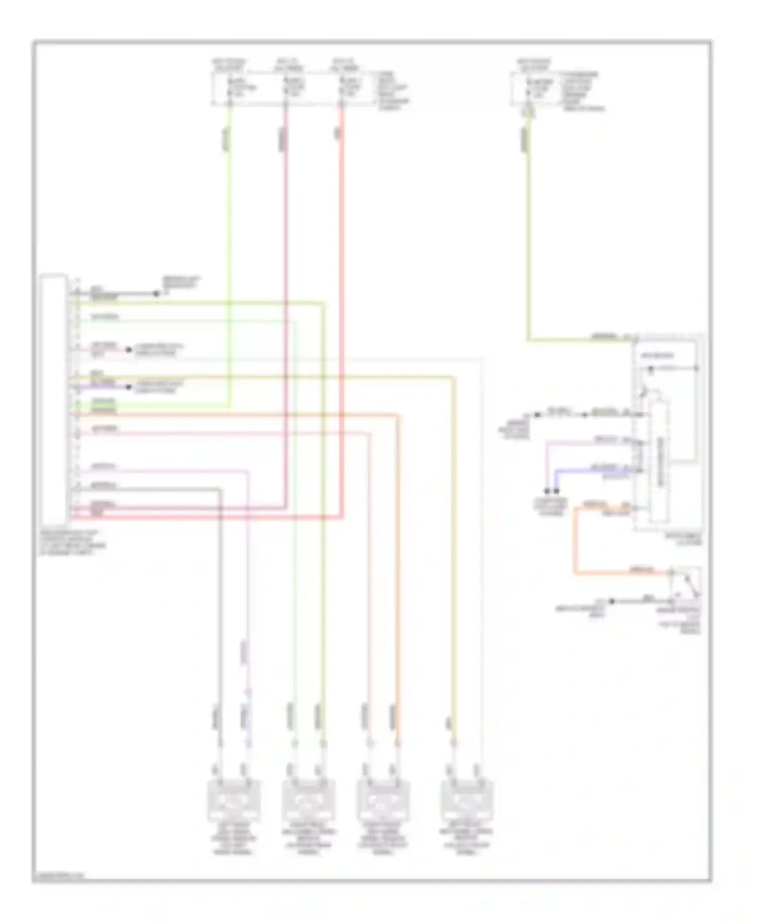 3 Mazda BL (2008-2011): Anti-lock brakes circuit, without dynamic stability control