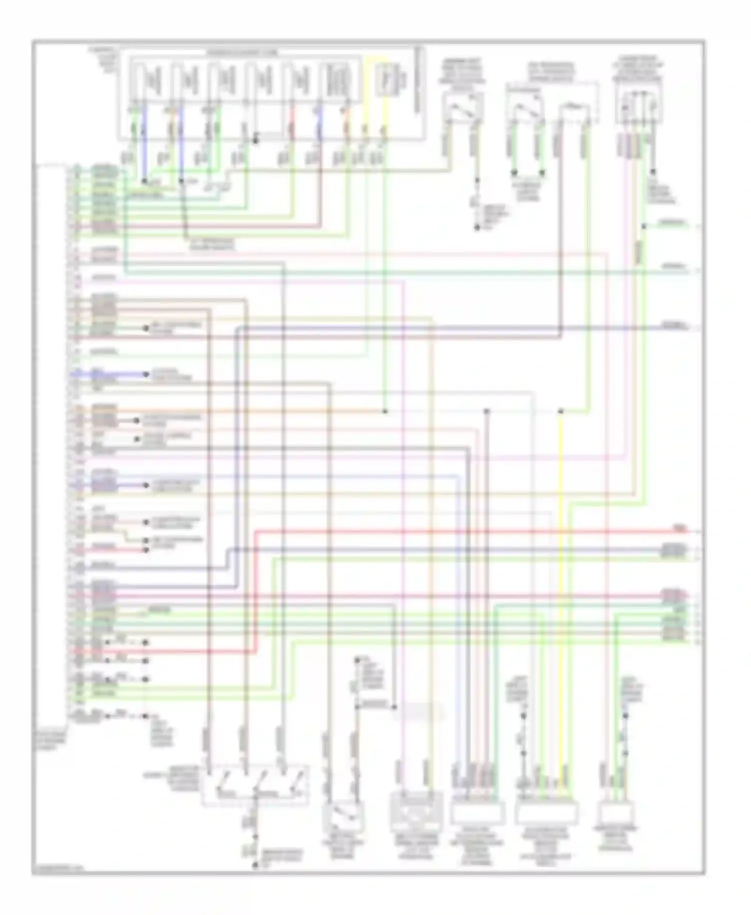 3 Mazda BL (2008-2011): Wiring diagram engine performance 2.0l, except california (1 of 4)