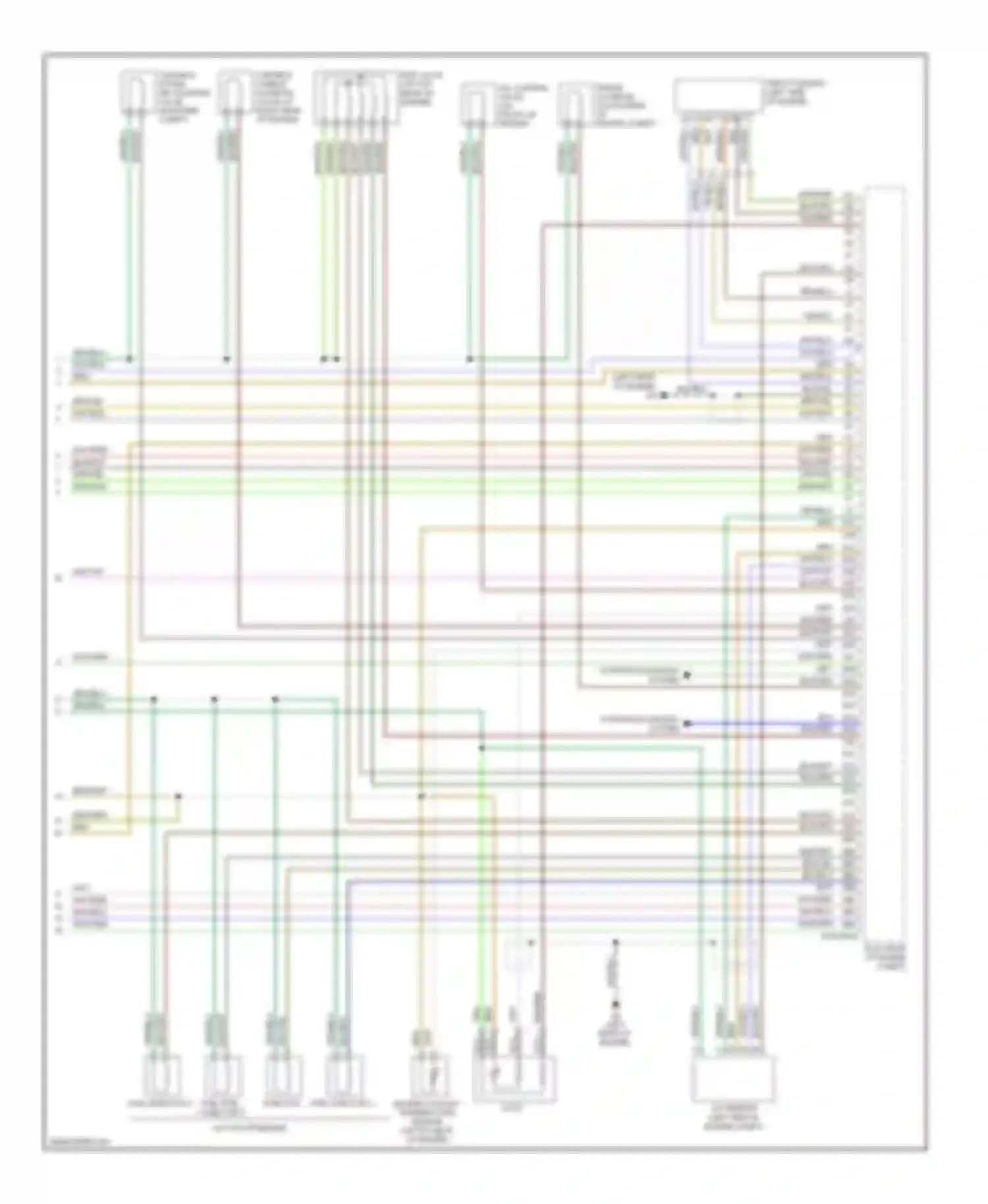 3 Mazda BL (2008-2011): Wiring diagram engine performance 2.0l, except california (4 of 4)
