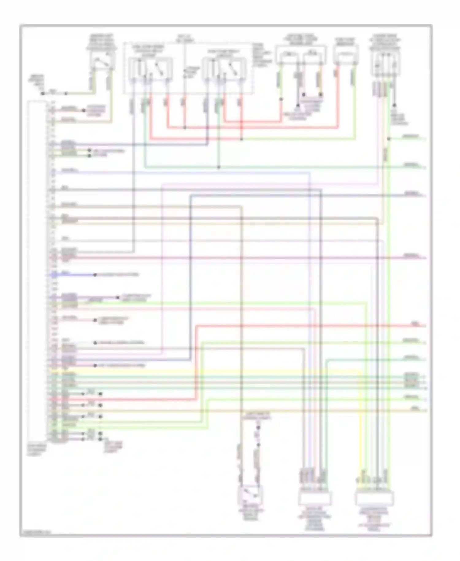 3 Mazda BL (2008-2011): Wiring diagram engine performance 2.3l turbo (2 of 4)