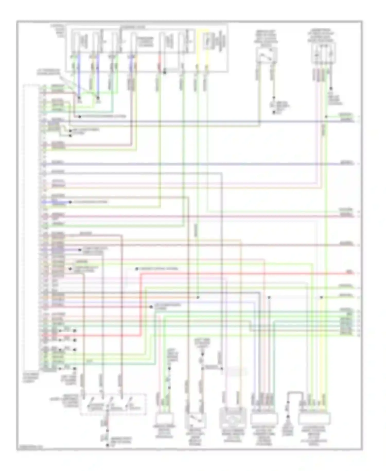 3 Mazda BL (2008-2011): Wiring diagram engine performance 2.3l, california (1 of 4)