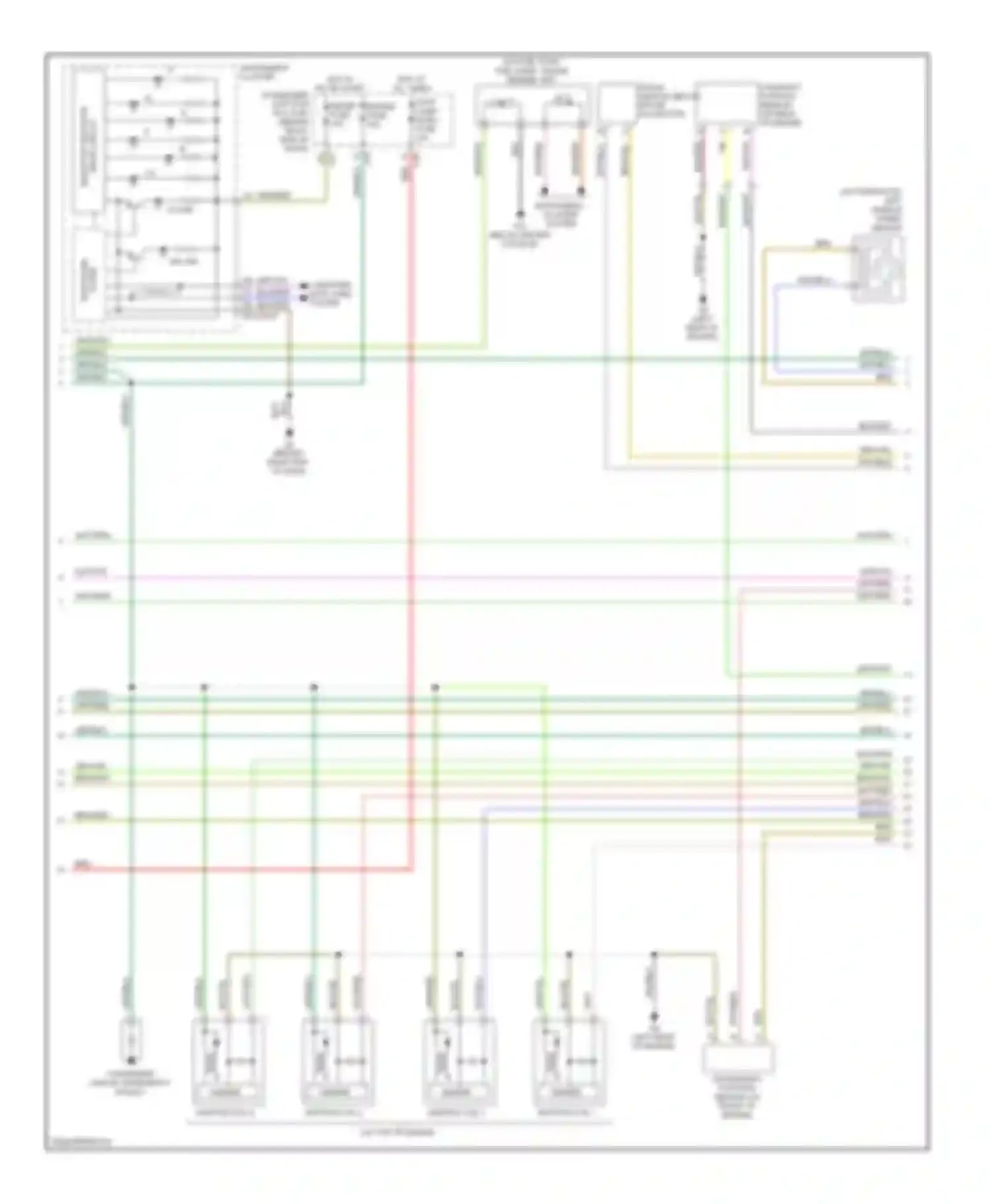 3 Mazda BL (2008-2011): Wiring diagram engine performance 2.3l, california (3 of 4)