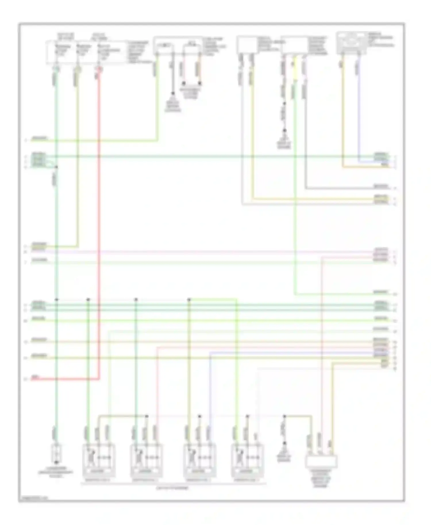 3 Mazda BL (2008-2011): Wiring diagram engine performance 2.3l, except california (3 of 4)