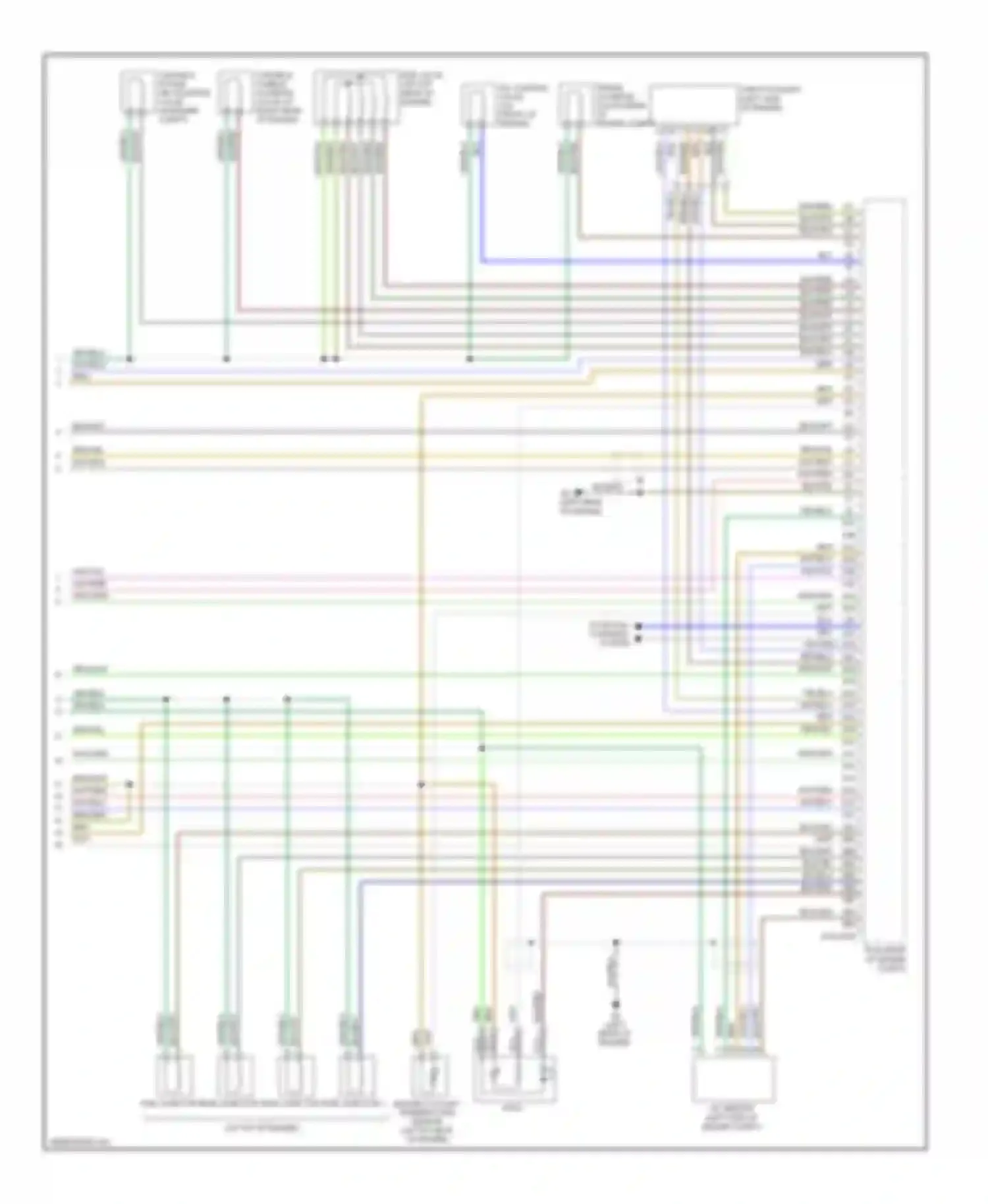 3 Mazda BL (2008-2011): Wiring diagram engine performance 2.3l, except california (4 of 4)