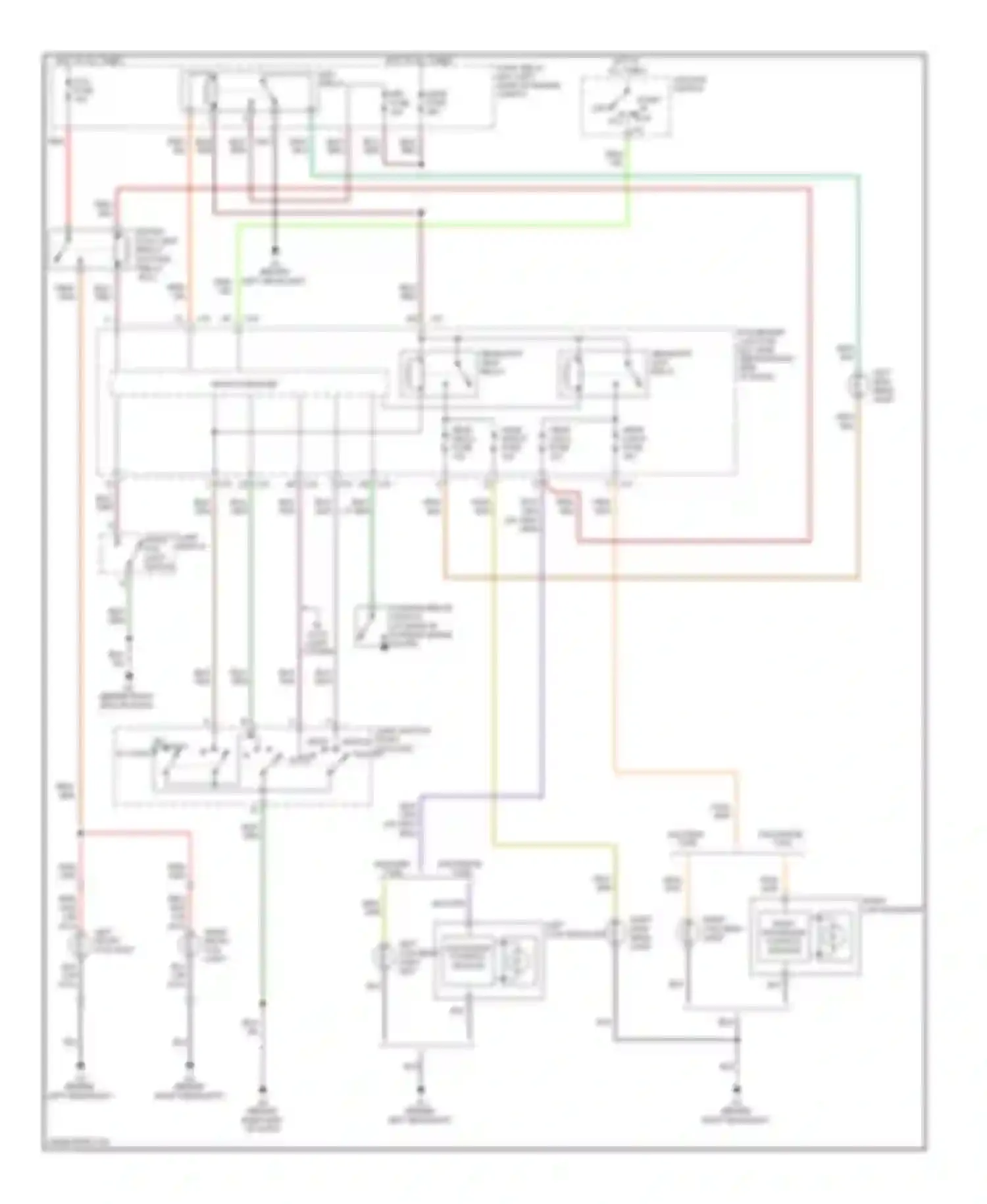 3 Mazda BL (2008-2011): Headlights circuit, with drl