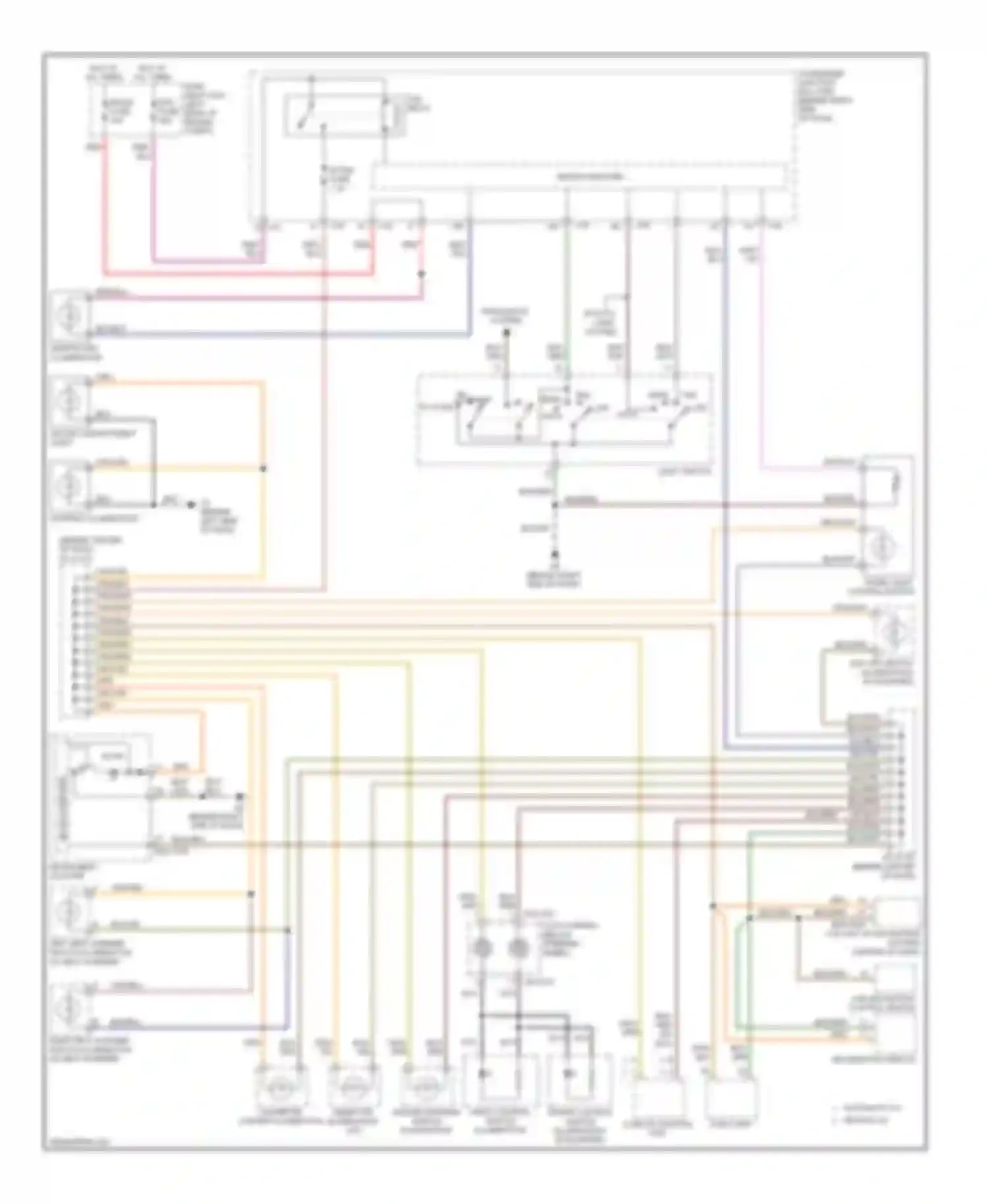3 Mazda BL (2008-2011): Instrument illumination circuit