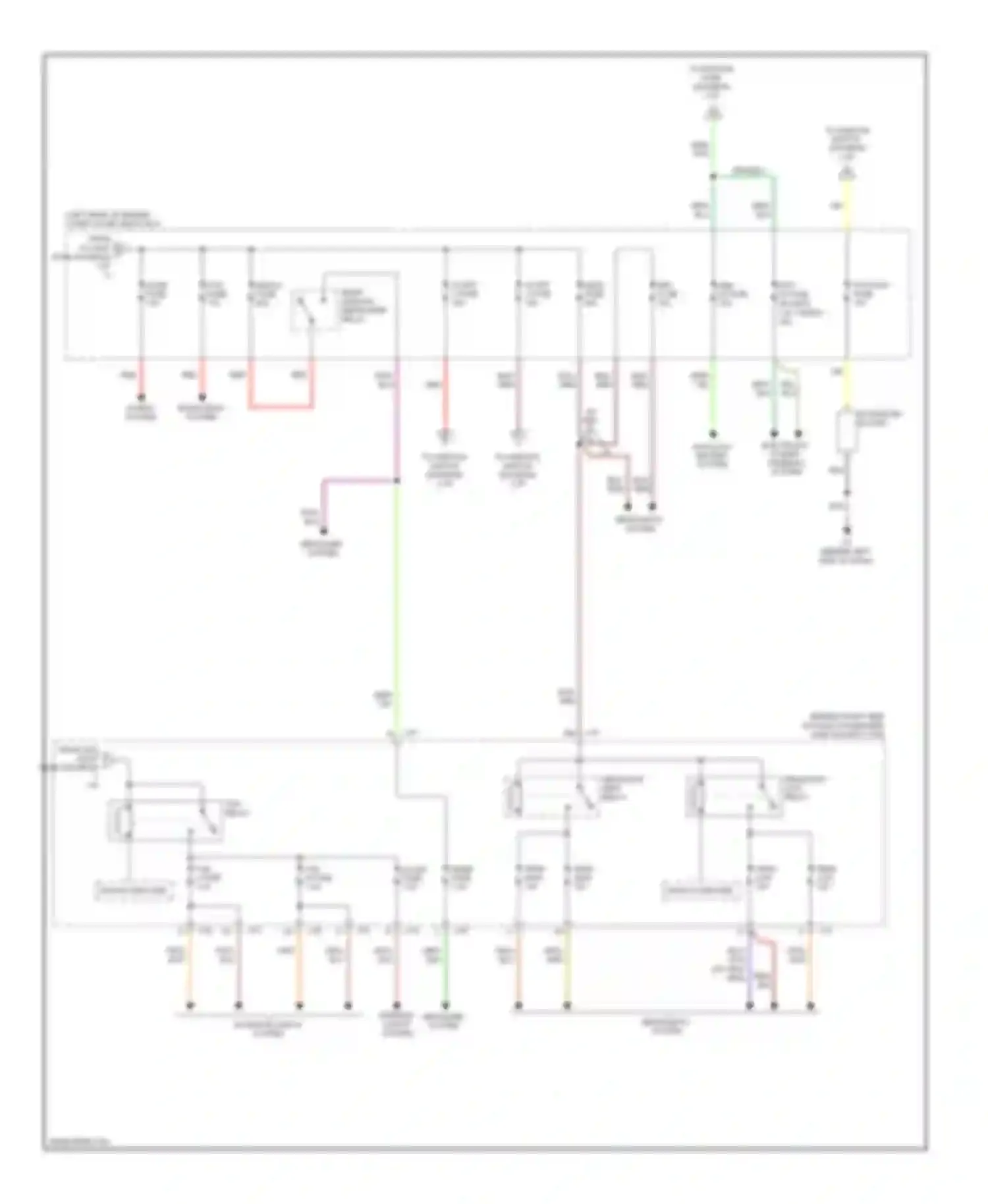 3 Mazda BL (2008-2011): Power distribution circuit (2 of 3)