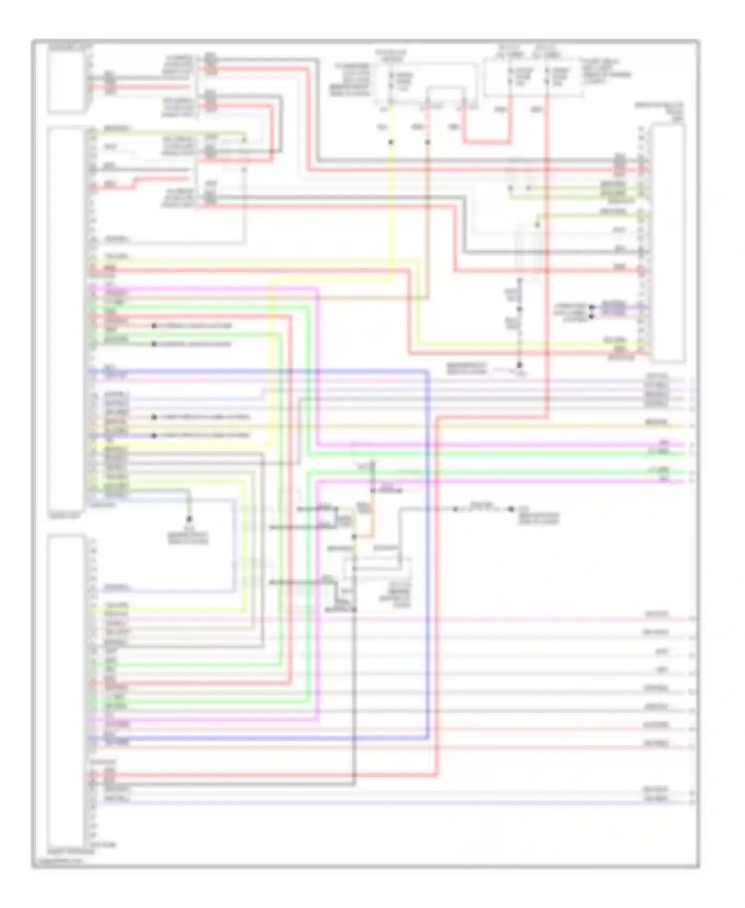3 Mazda BL (2008-2011): Radio circuit, with bose with navigation (1 of 2)