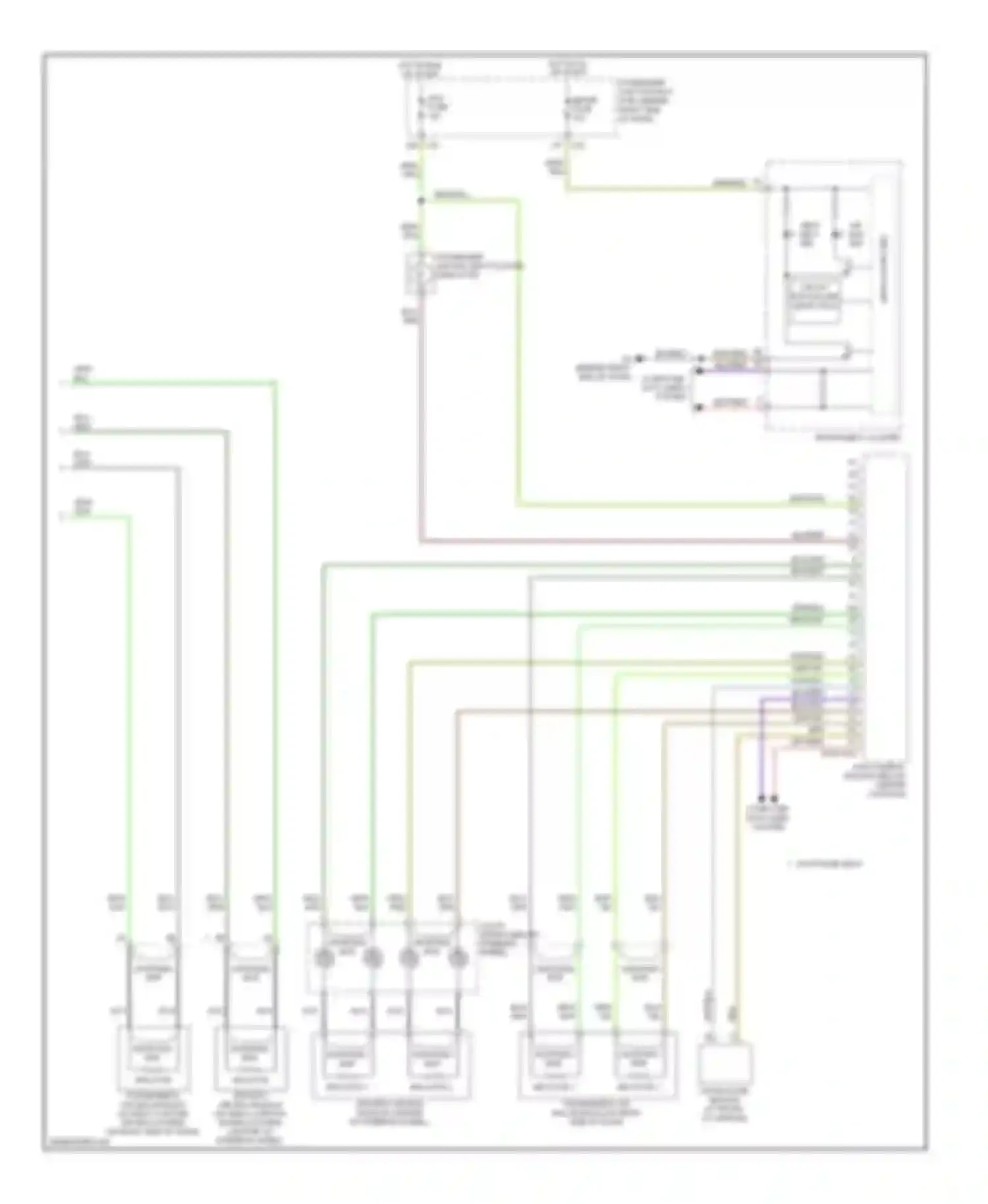 3 Mazda BL (2008-2011): Supplemental restraints circuit (2 of 2)