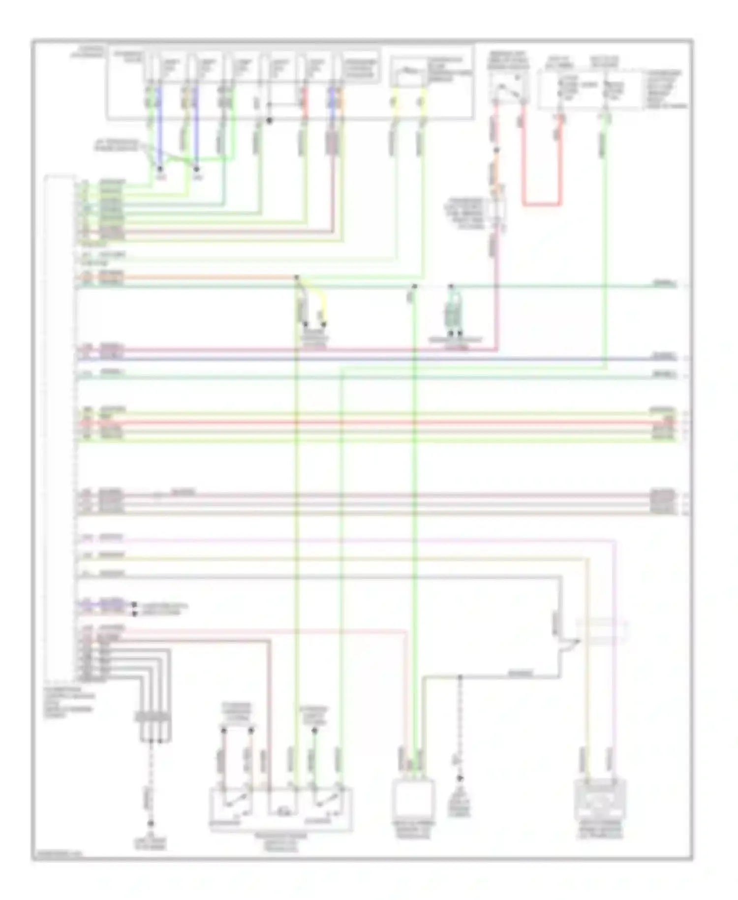 3 Mazda BL (2008-2011): Transmission circuit, california, 4 speed a/t (1 of 2)