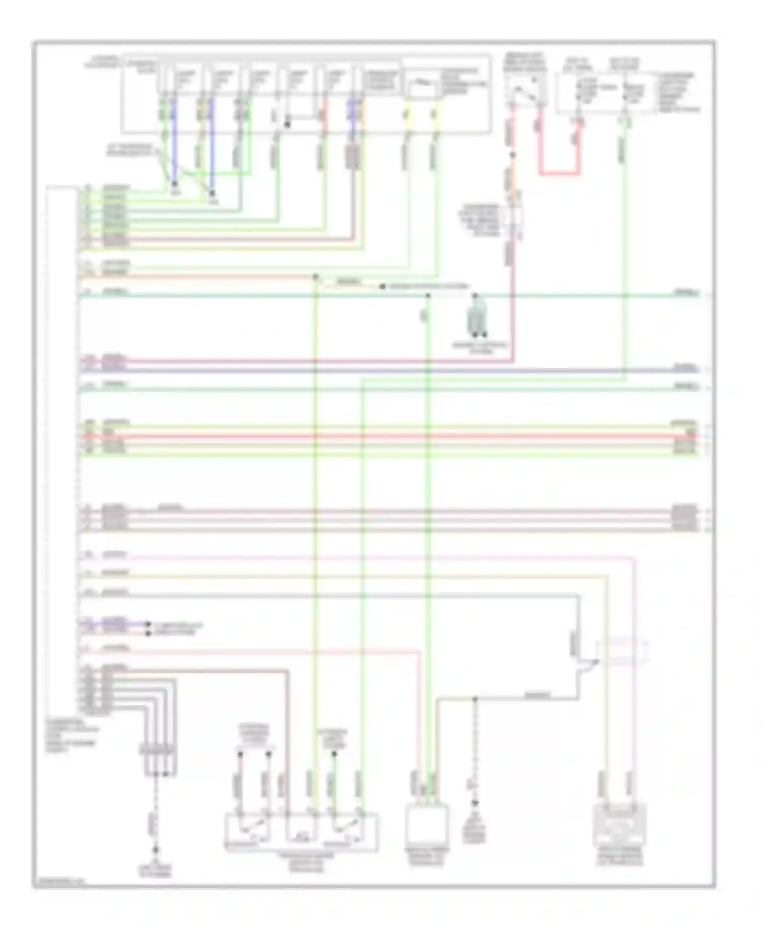 3 Mazda BL (2008-2011): Transmission circuit, except california, 4 speed a/t (1 of 2)