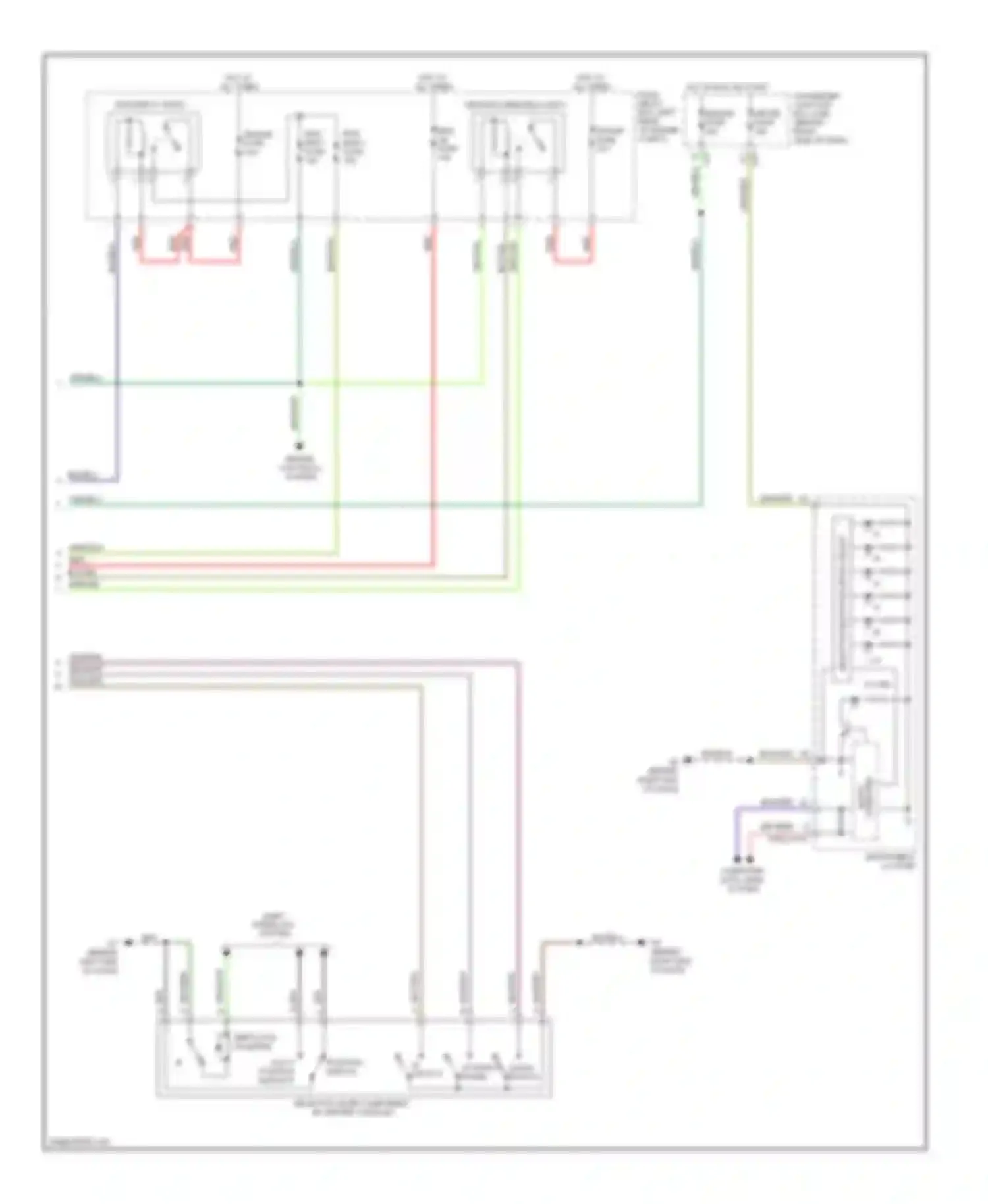 3 Mazda BL (2008-2011): Transmission circuit, except california, 4 speed a/t (2 of 2)