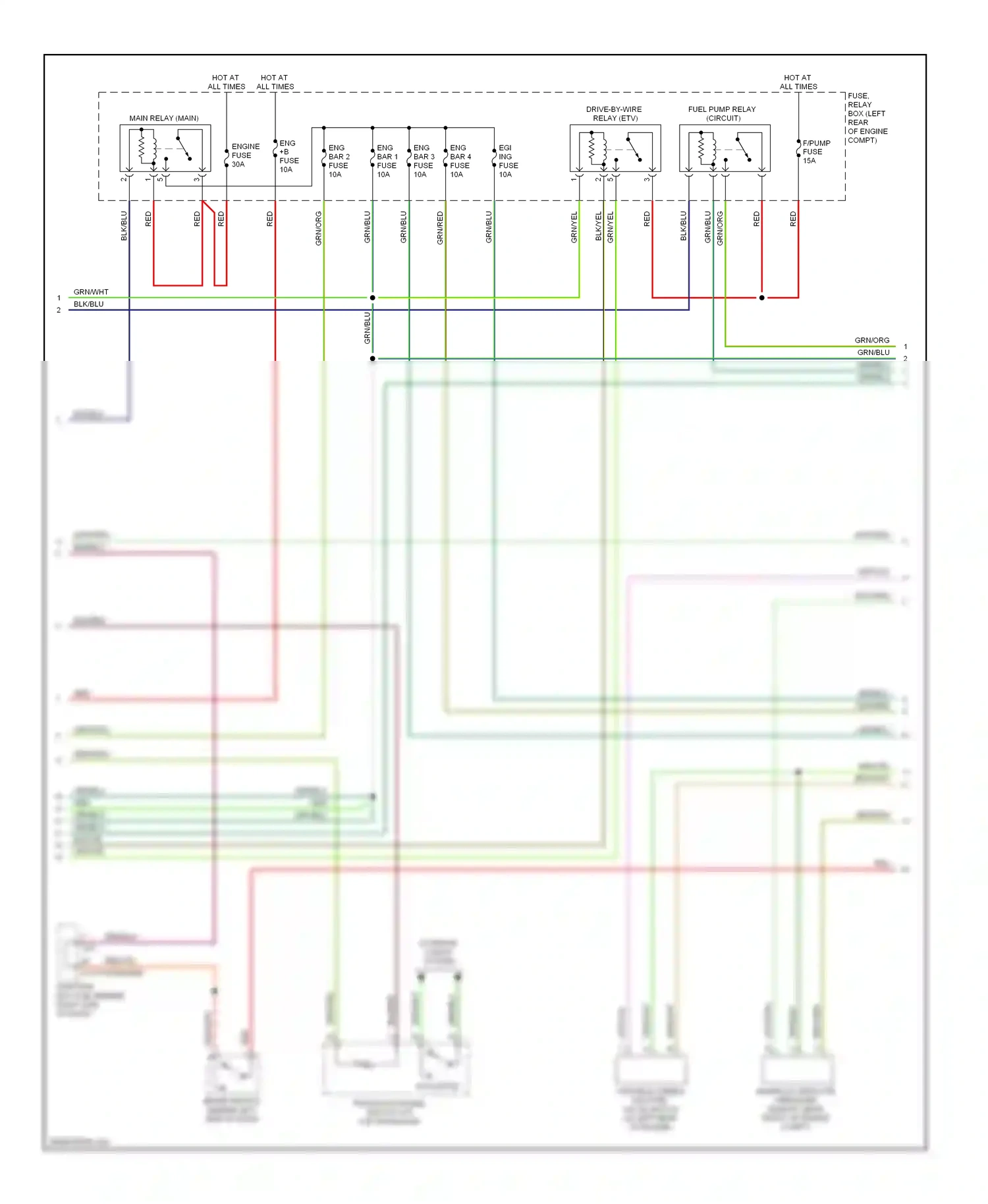 Wiring diagram blk/blu for Mazda 3 BL (2008-2011) (14 of 50)