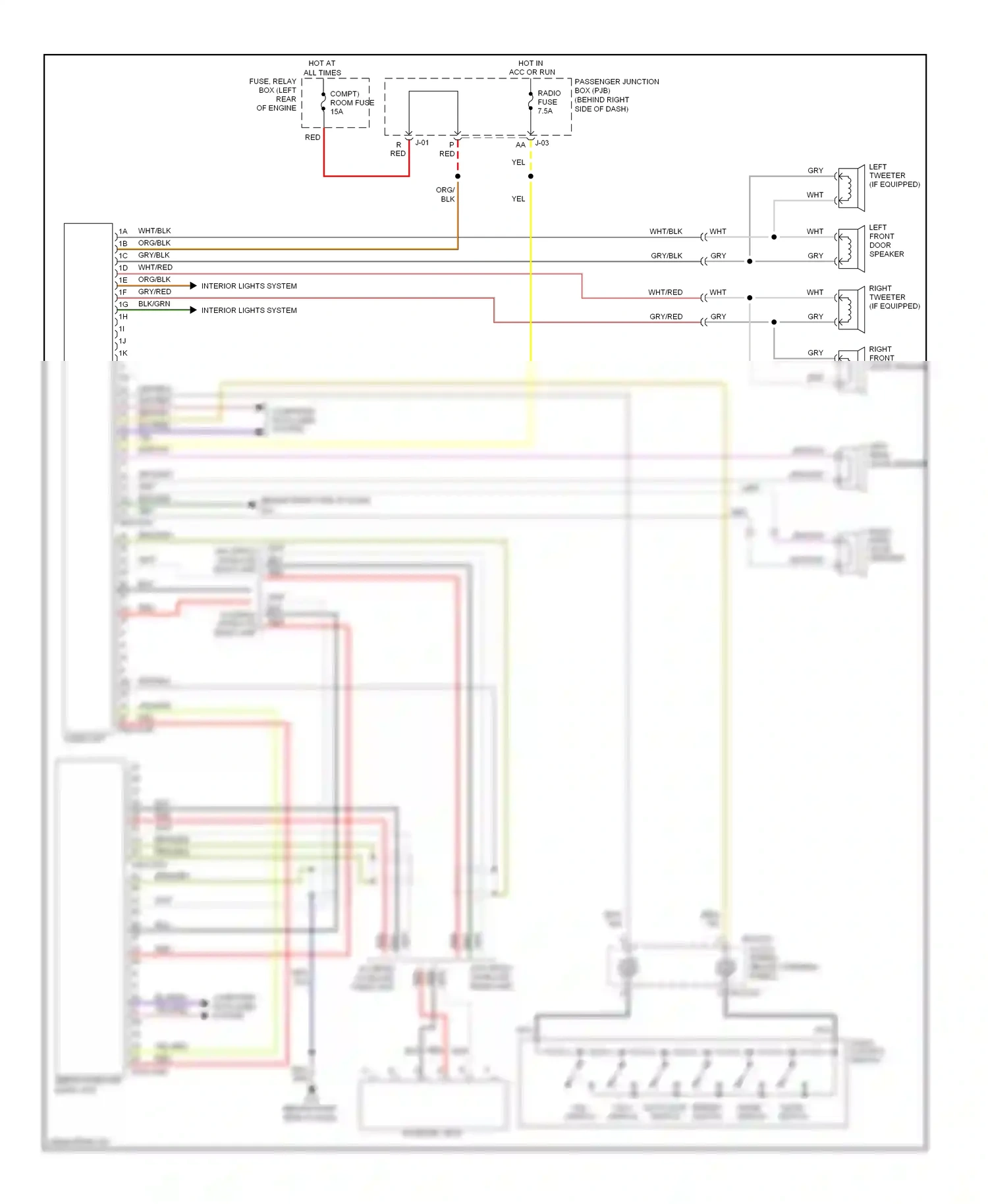 Wiring diagram blk/grn for Mazda 3 BL (2008-2011) (22 of 31)