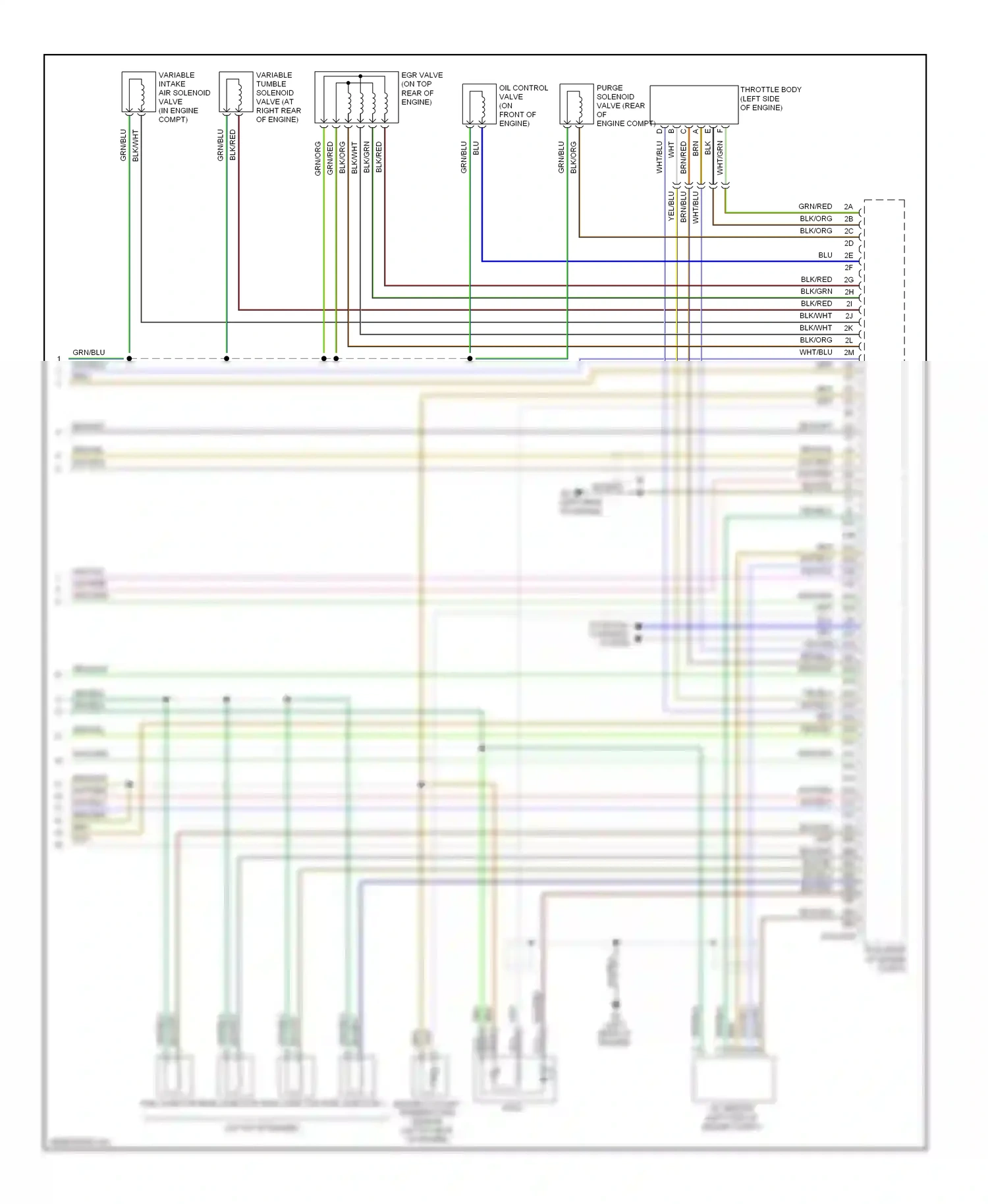 Wiring diagram blk/red for Mazda 3 BL (2008-2011) (18 of 32)