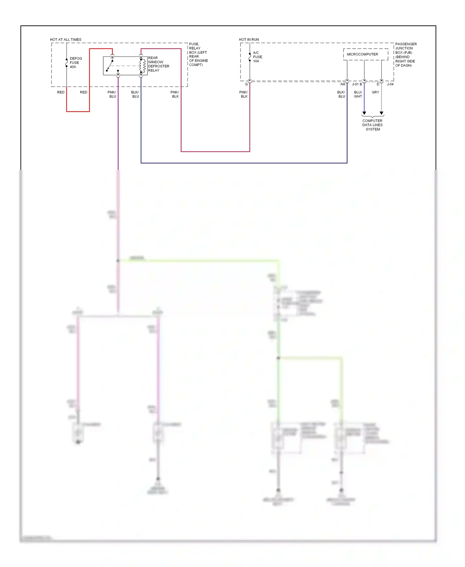 Wiring diagram computer data lines system for Mazda 3 BL (2008-2011) (9 of 38)