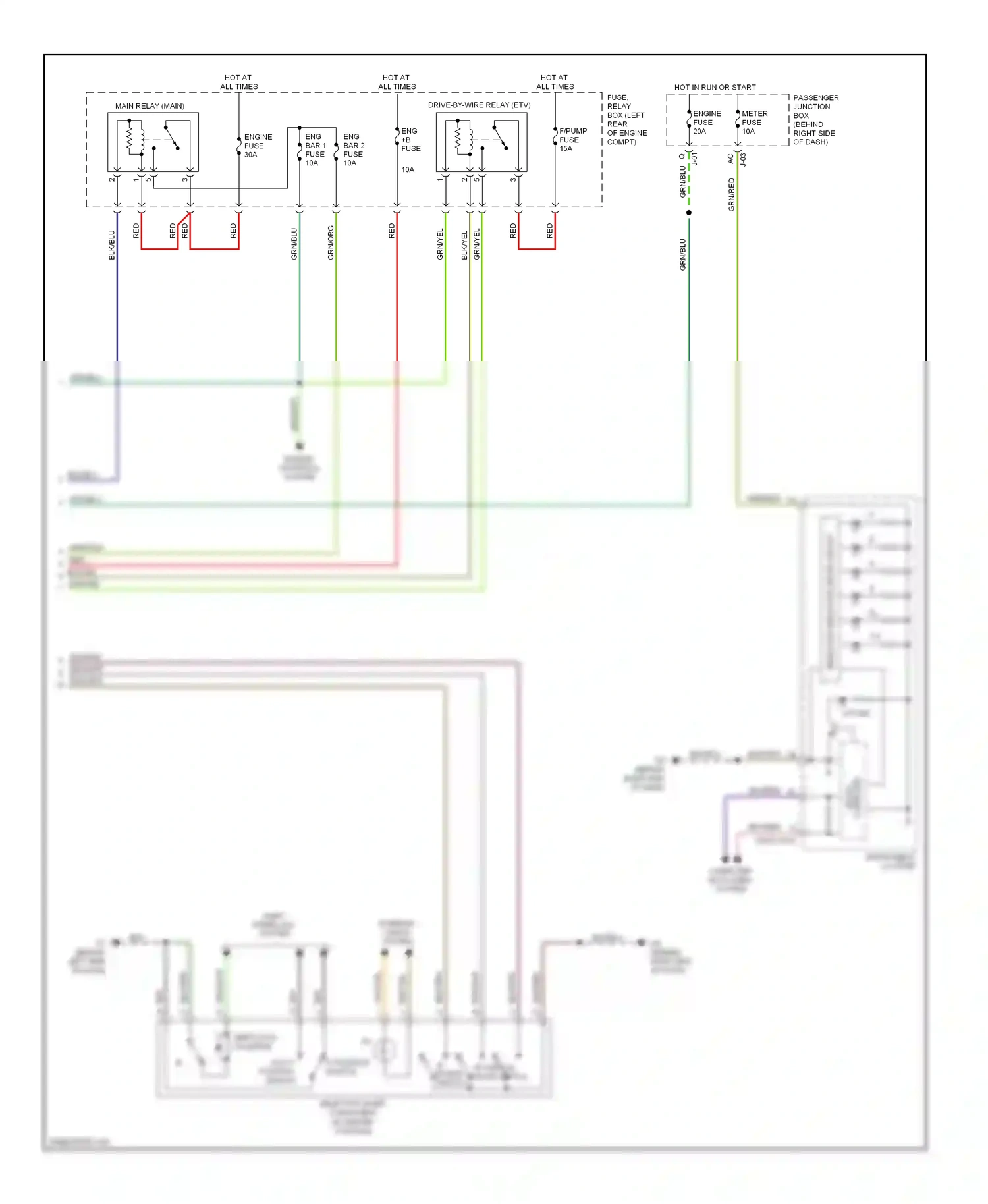 Wiring diagram not p position switch for Mazda 3 BL (2008-2011) (2 of 2)
