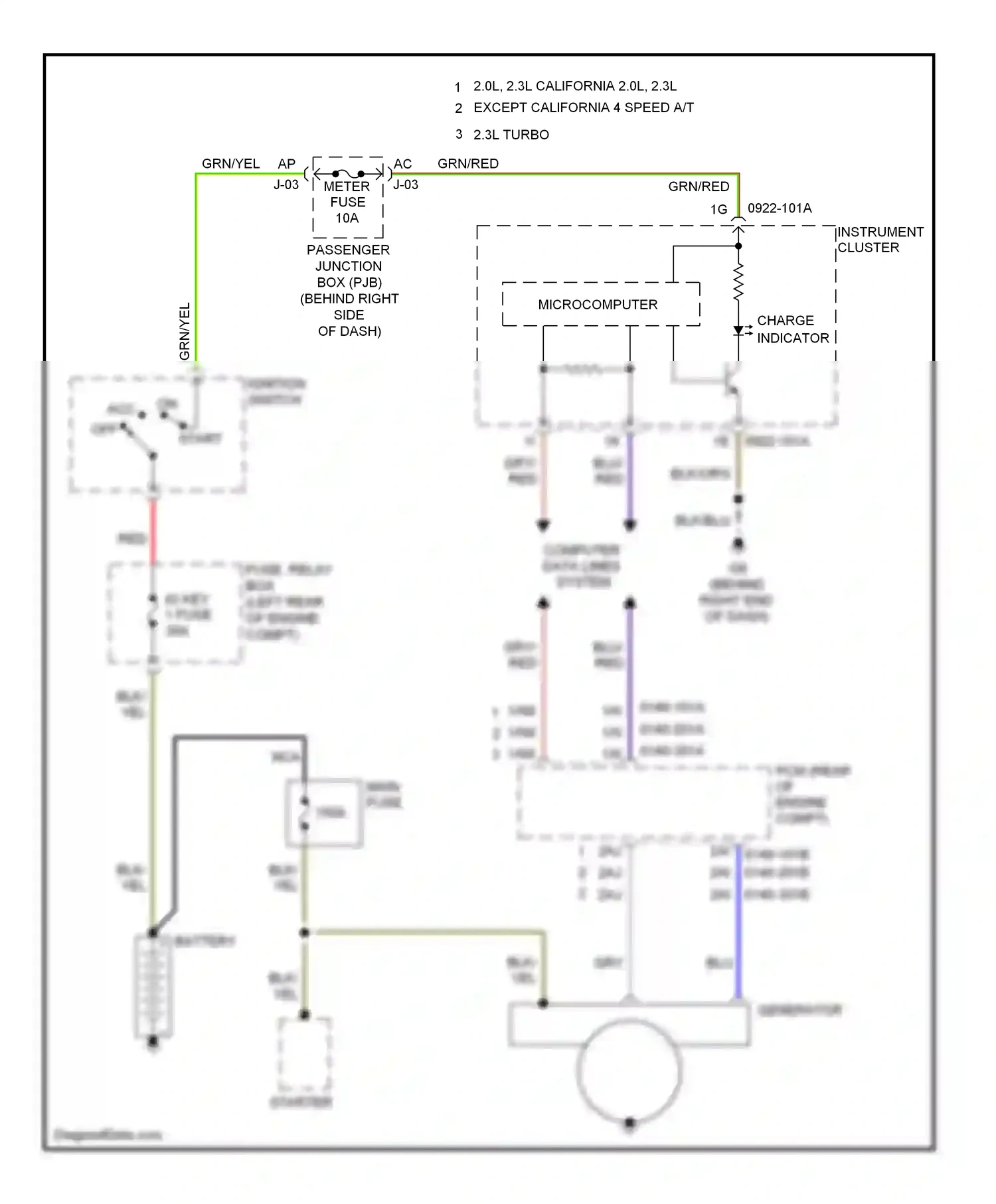 Wiring diagram red for Mazda 3 BL (2008-2011) (51 of 65)