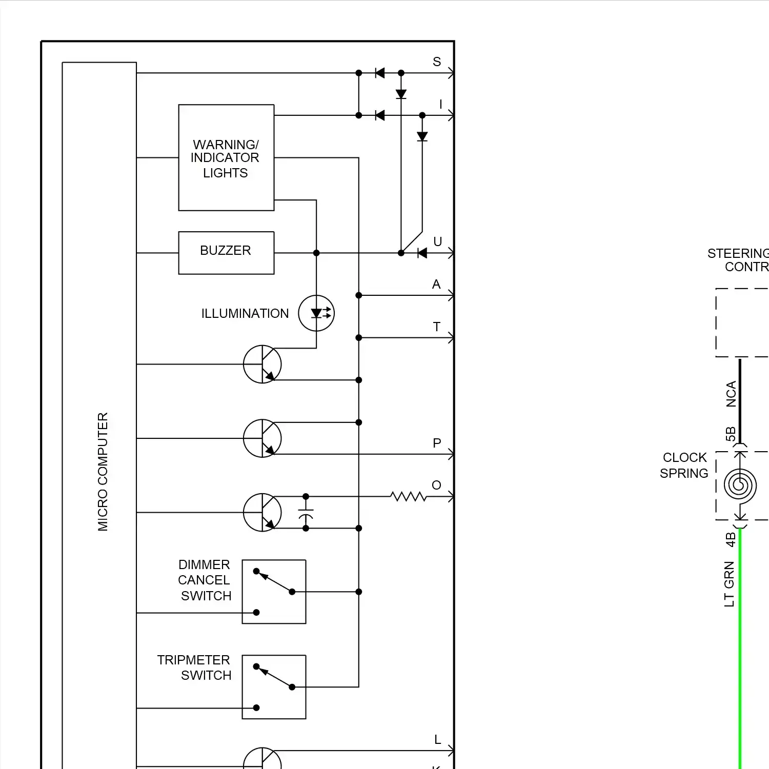 demo - Instrument cluster circuit (1 of 2) Instrument cluster circuit (1 of 2)