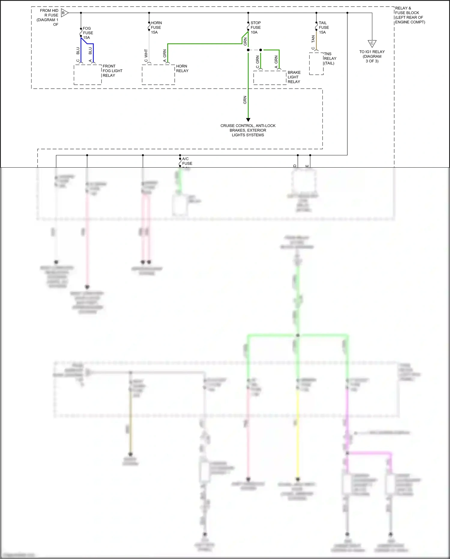 Wiring diagram brn for Mazda 3 BM facelift (2016-2019) (67 of 87)