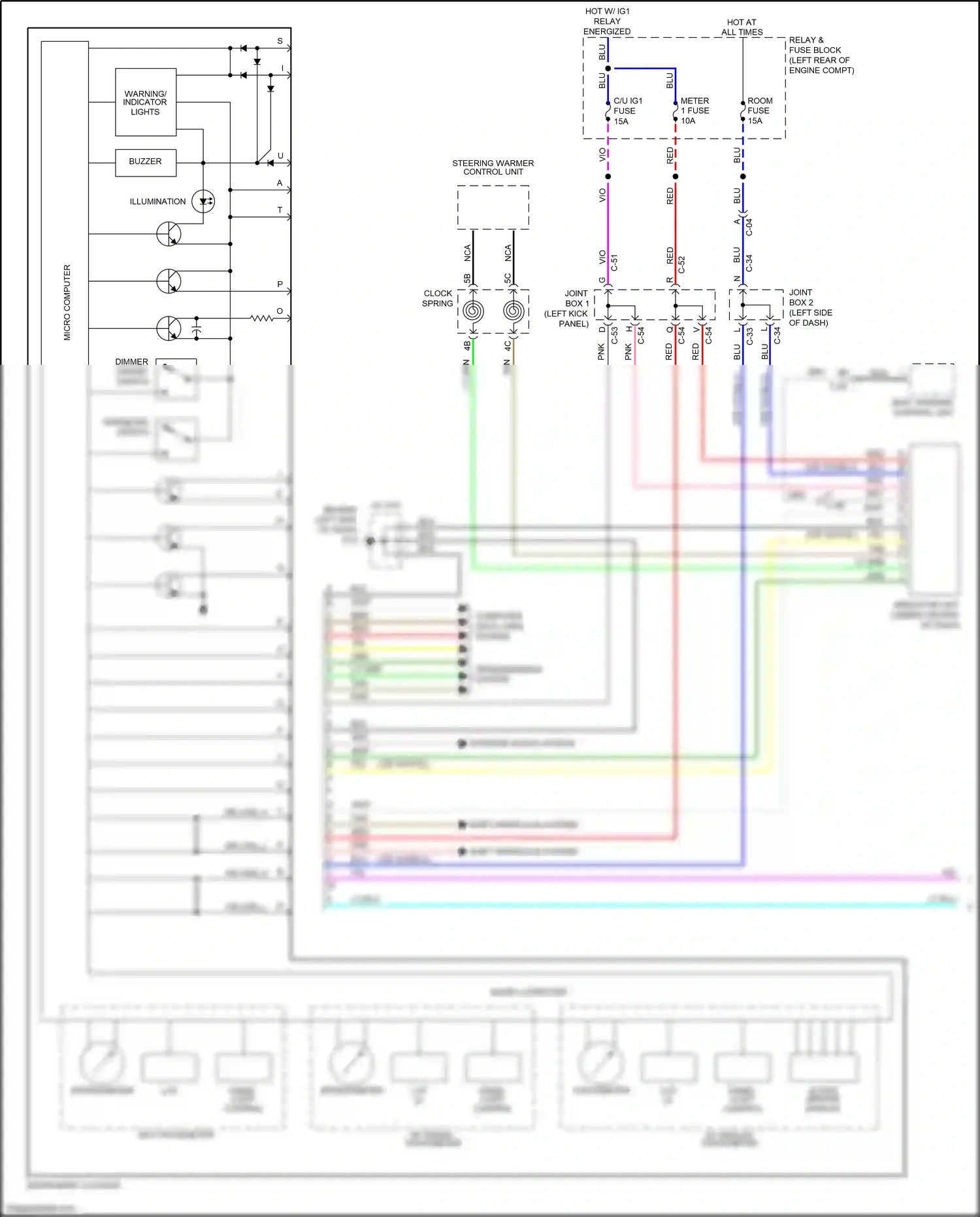 Wiring diagram c-09 for Mazda 3 BM facelift (2016-2019) (4 of 12)