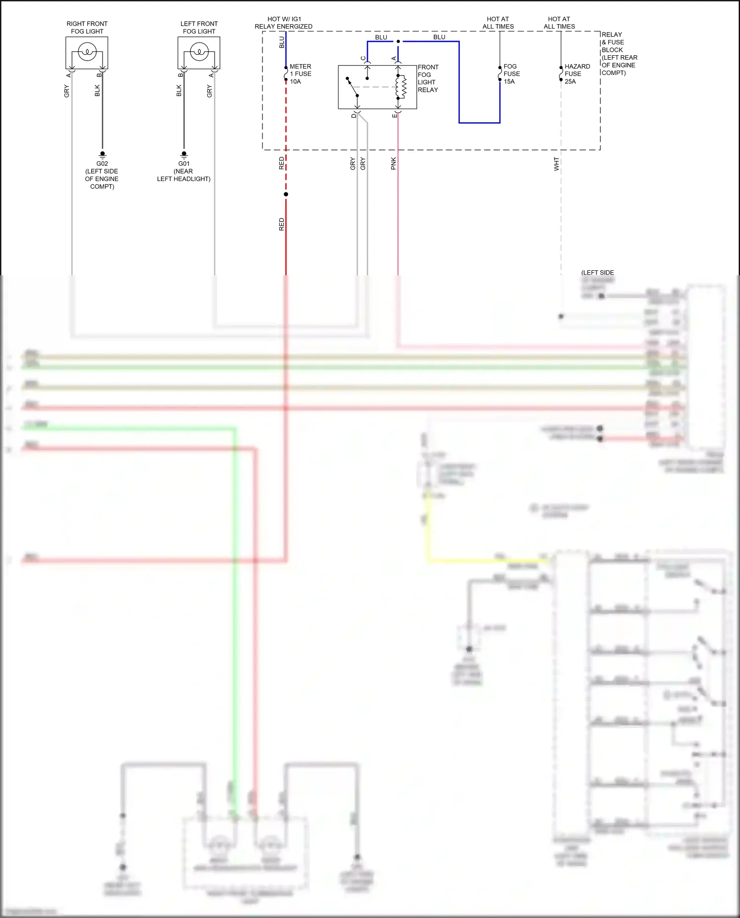 Wiring diagram flash to pass for Mazda 3 BM facelift (2016-2019) (2 of 2)