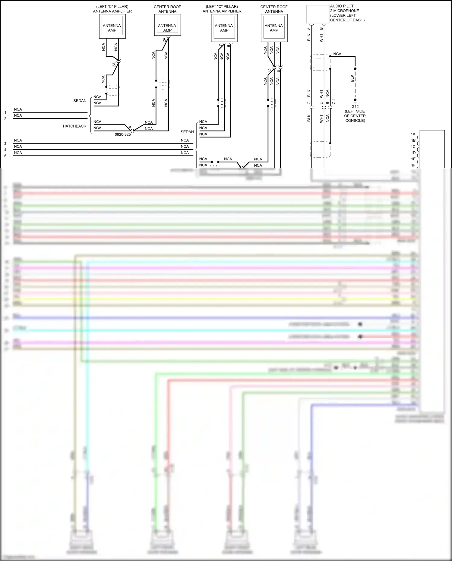 Wiring diagram gry/blu for Mazda 3 BM facelift (2016-2019) (1 of 5)